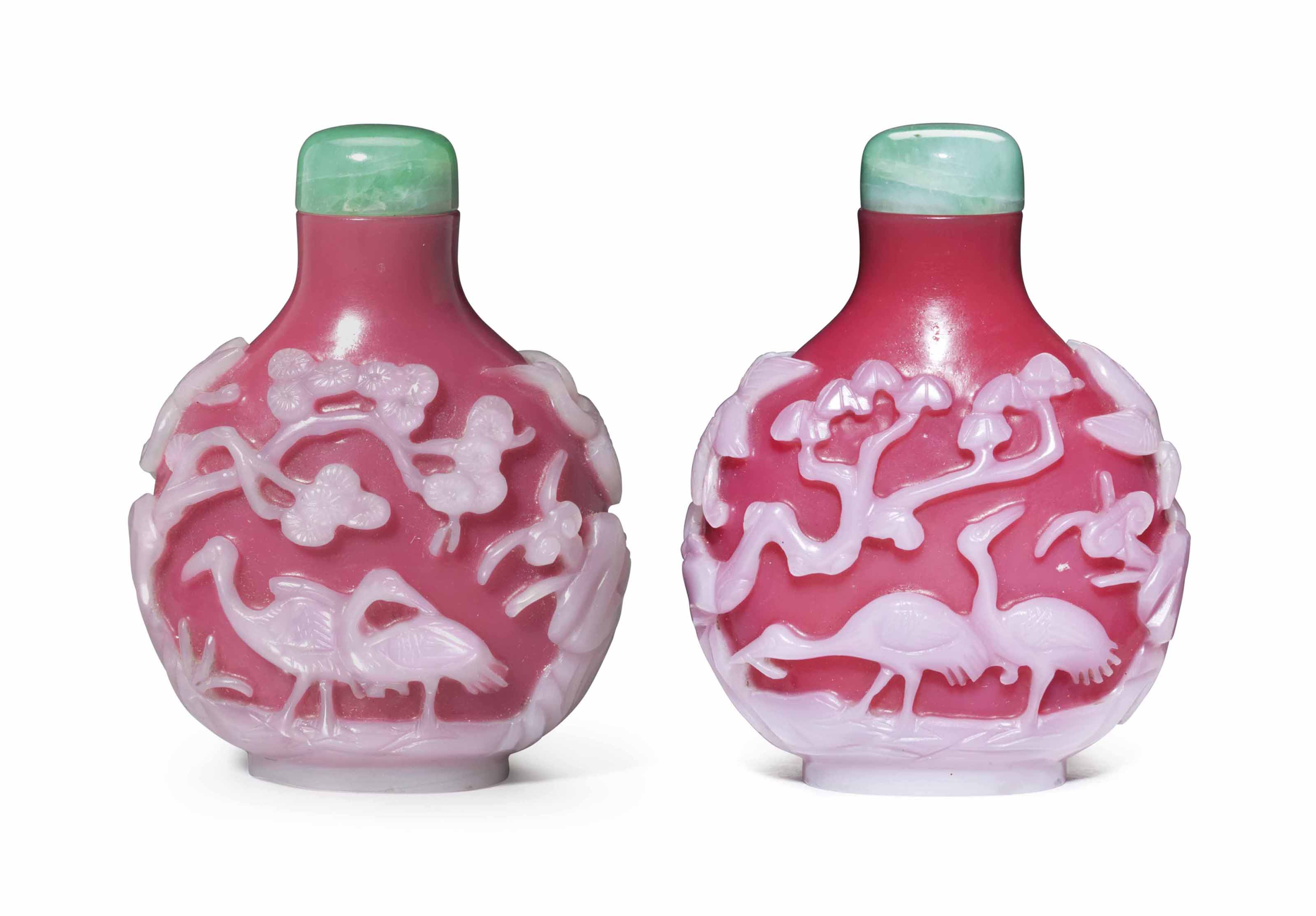 清道光御製琺瑯彩蟈蟈紋鼻煙壺礬紅四字篆書款, IMPERIAL, JINGDEZHEN