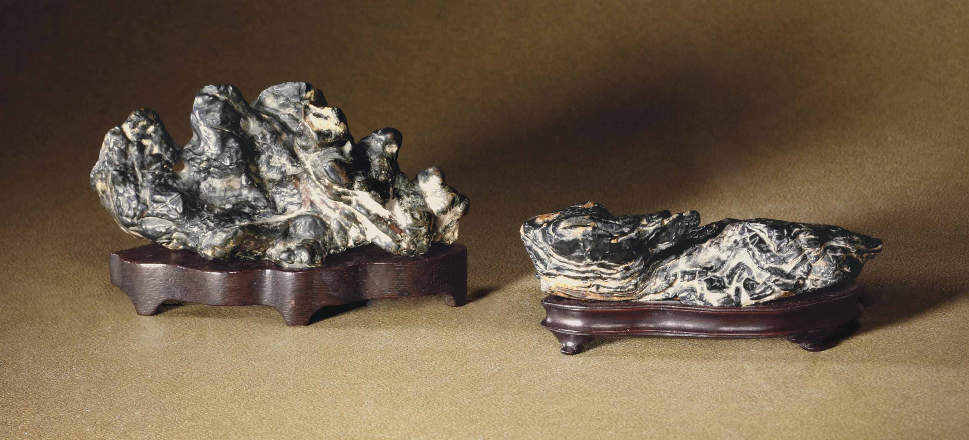 TWO SCHOLAR’S ROCKS - auctions & price archive