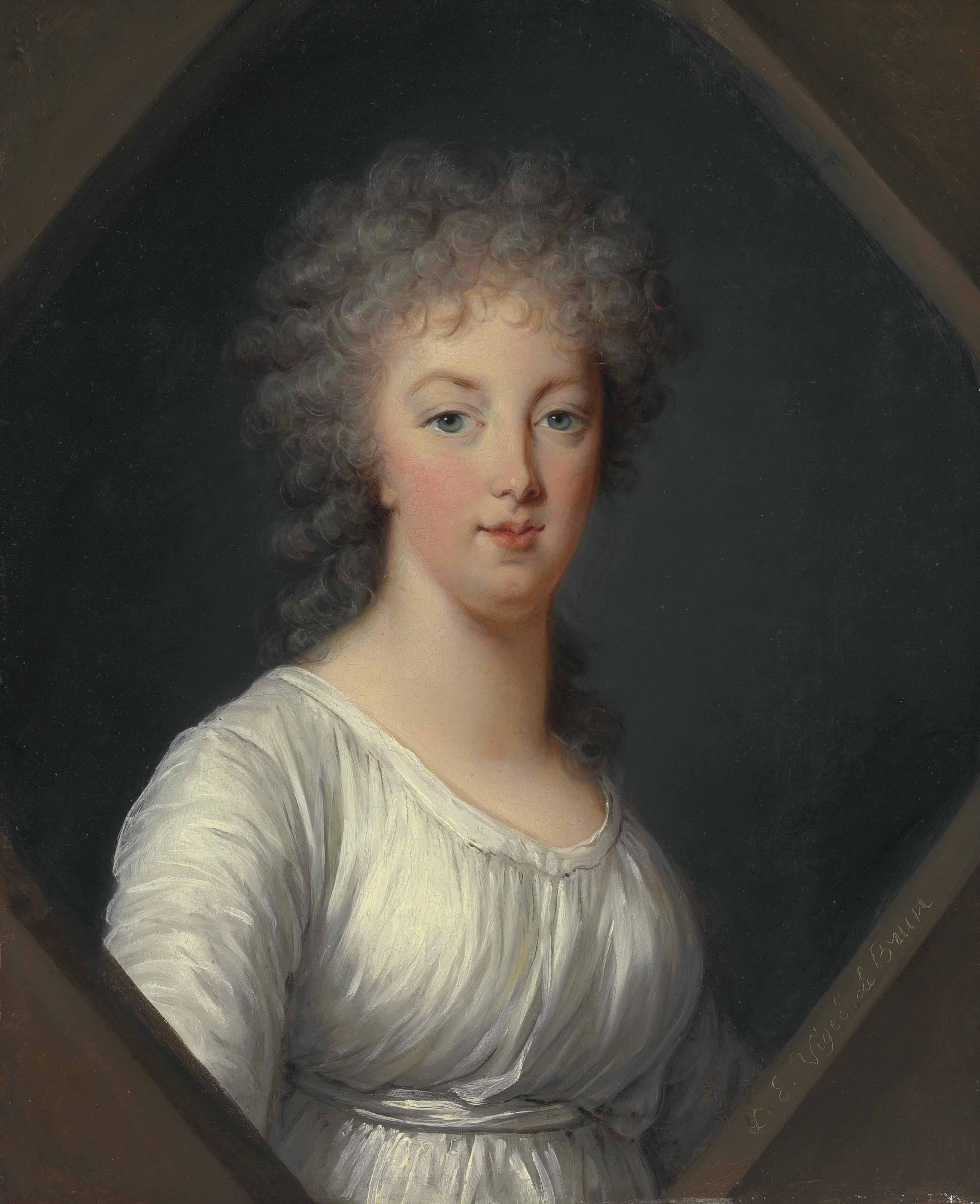 Elisabeth Louise Vigee Le Brun Paris 1755 1842 Portrait Of