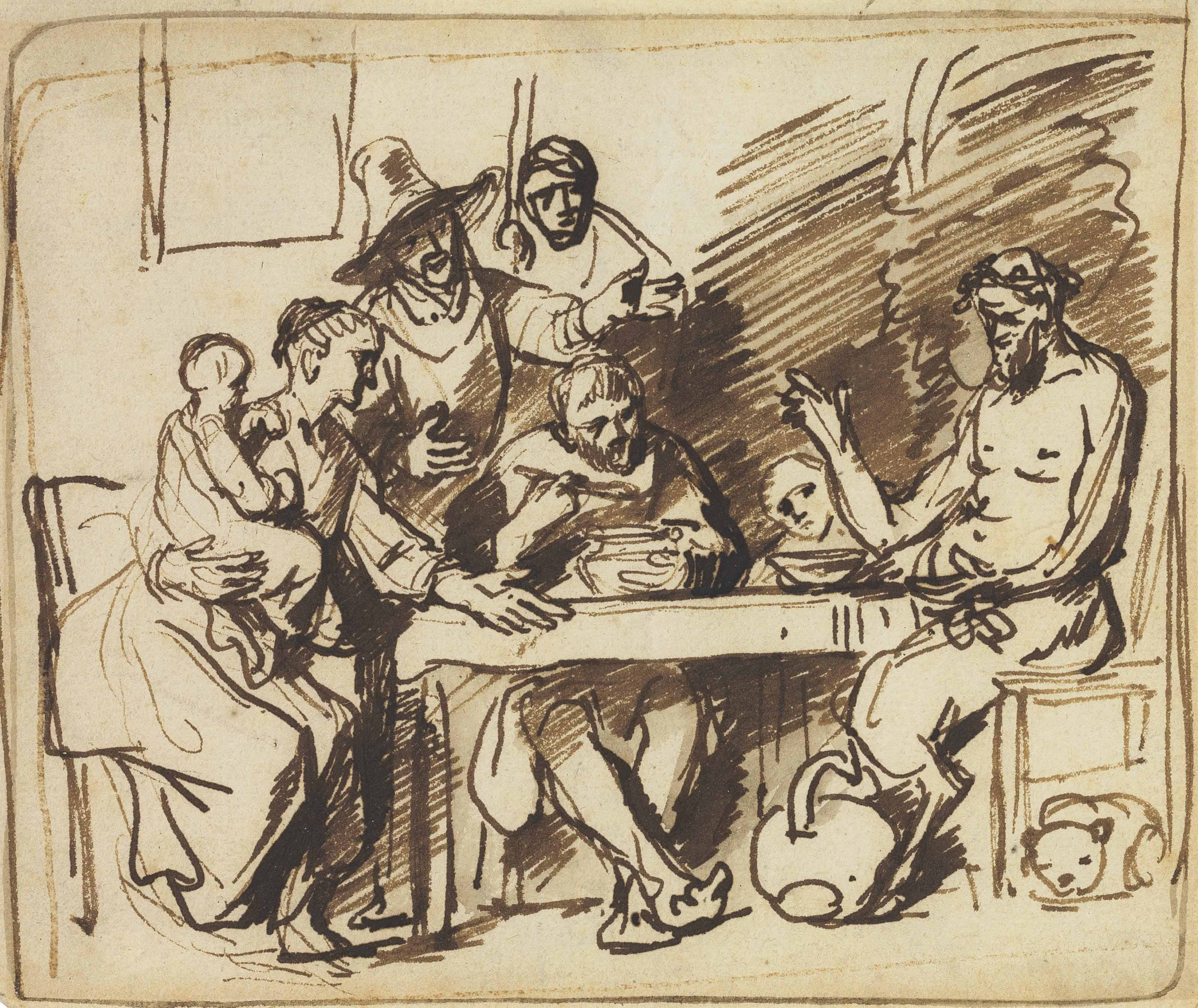 The satyr and the peasants