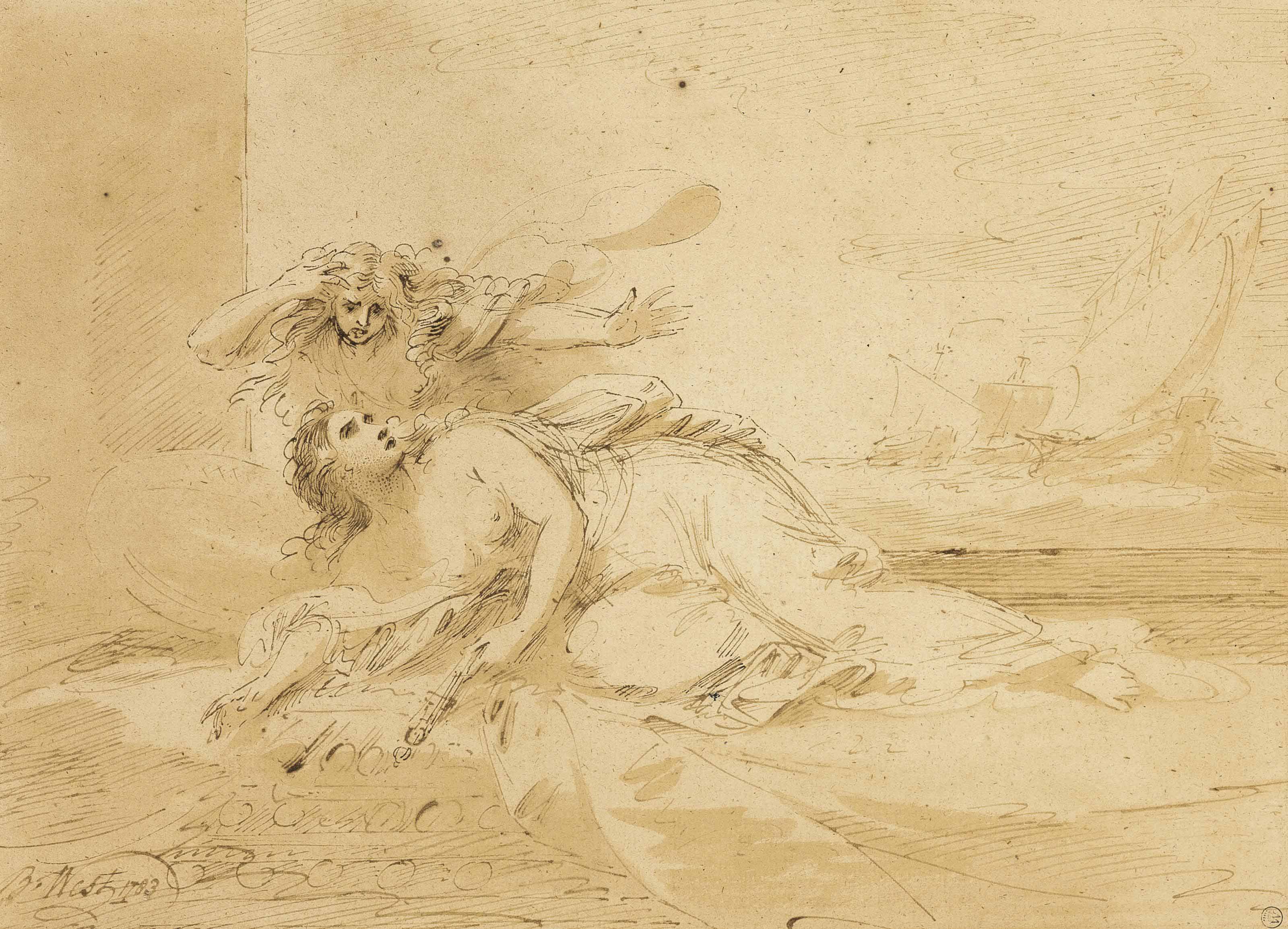 Benjamin West P R A Springfield Pennsylvania 1738 1820 London
