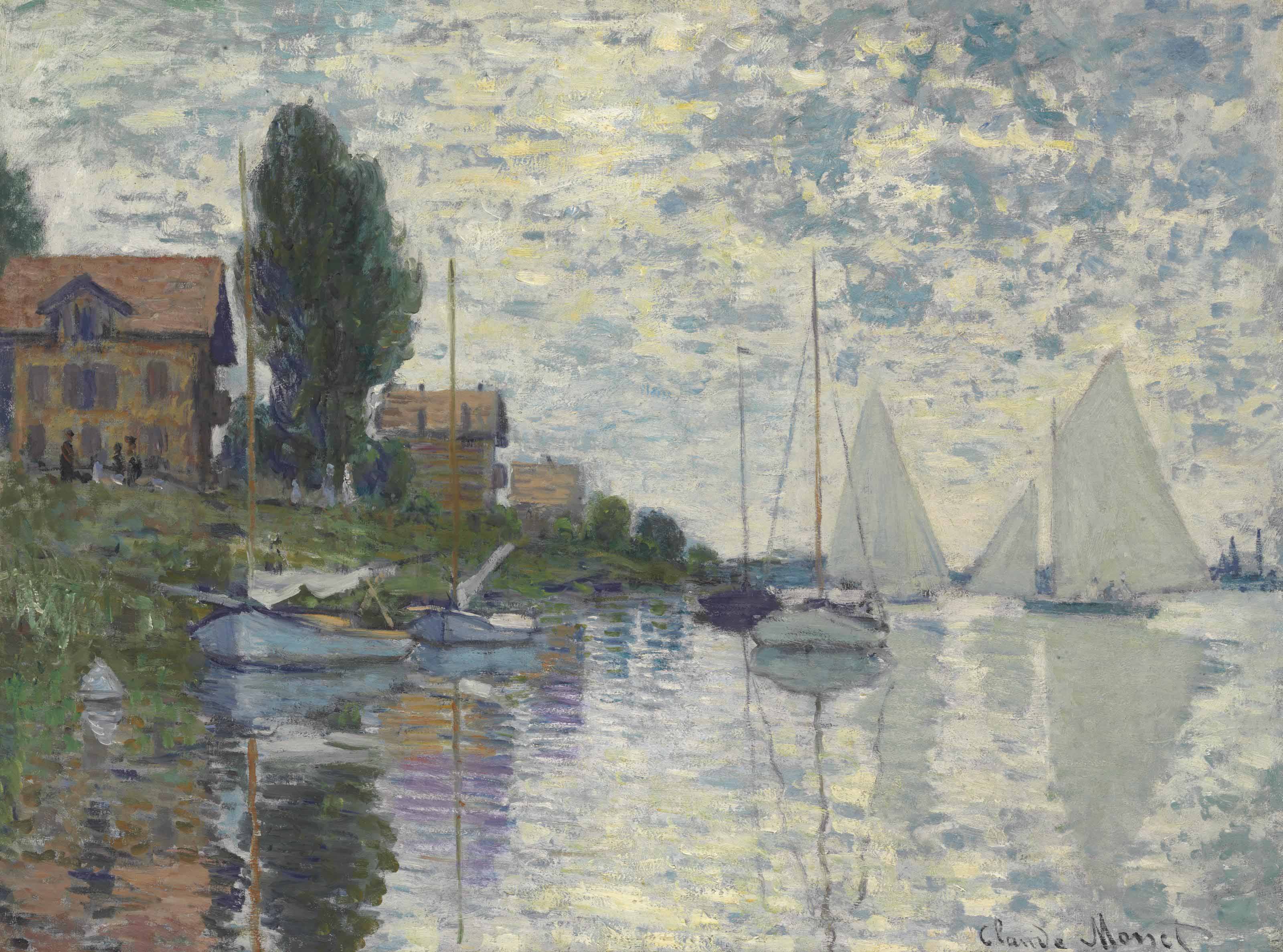 Claude Monet (1840-1926) | Au Petit-Gennevilliers | 19th Century, Paintings  | Christie's