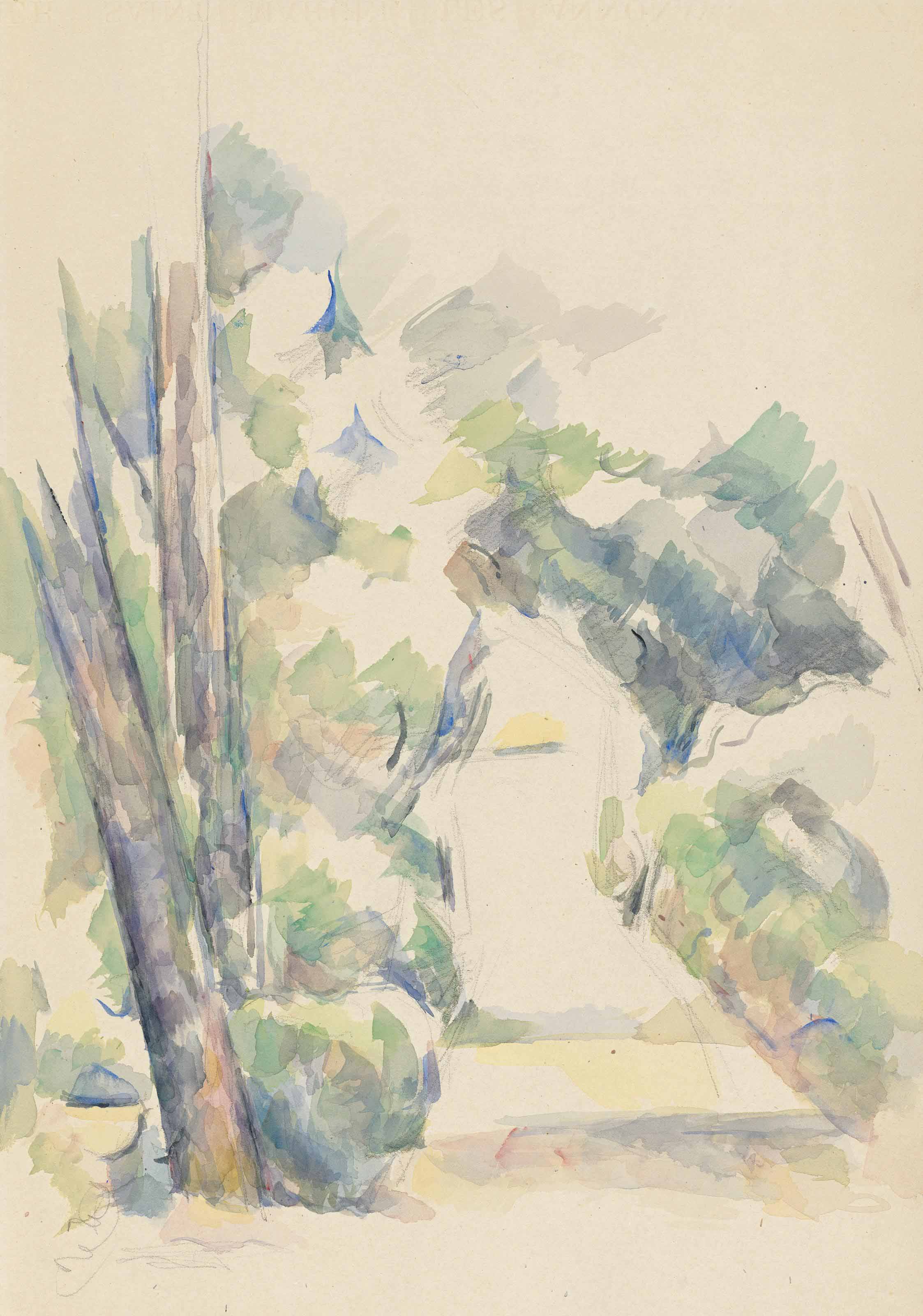 Paul Cezanne 1839 1906 Route En Sous Bois 19th Century