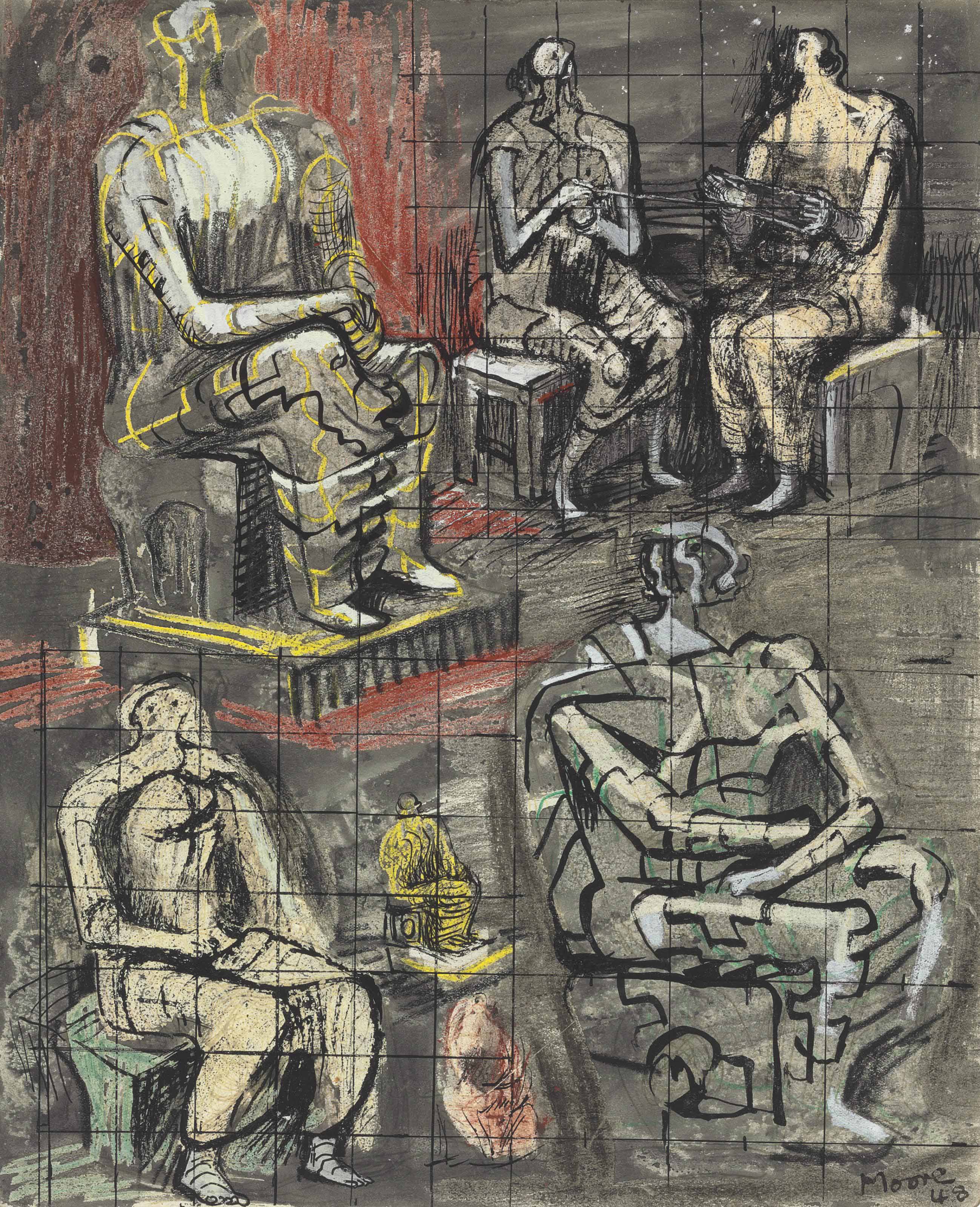 Seated Figures