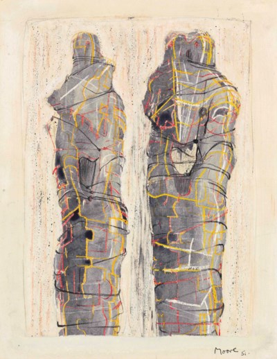 henry moore standing figures