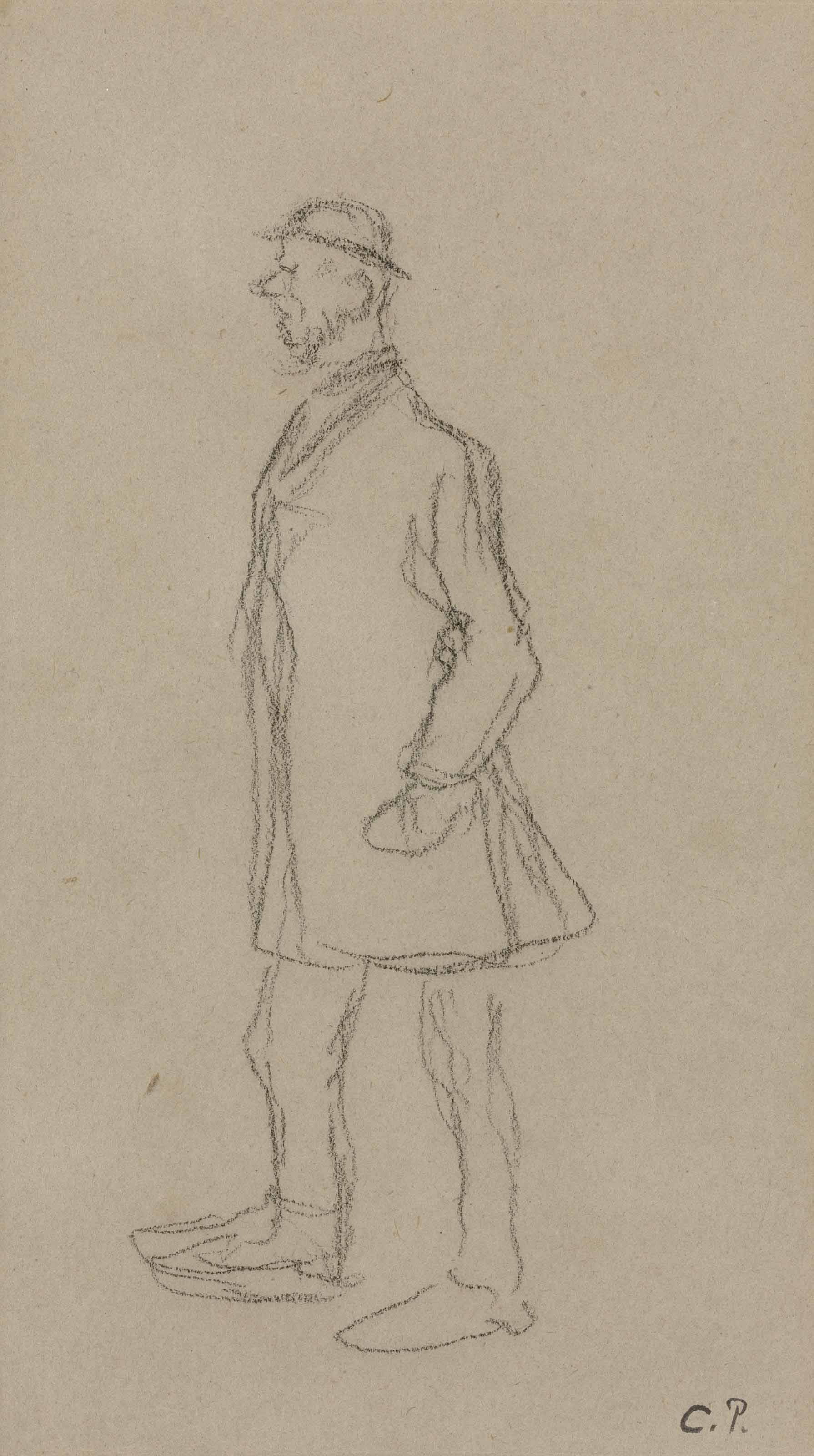 Etude d'un homme debout