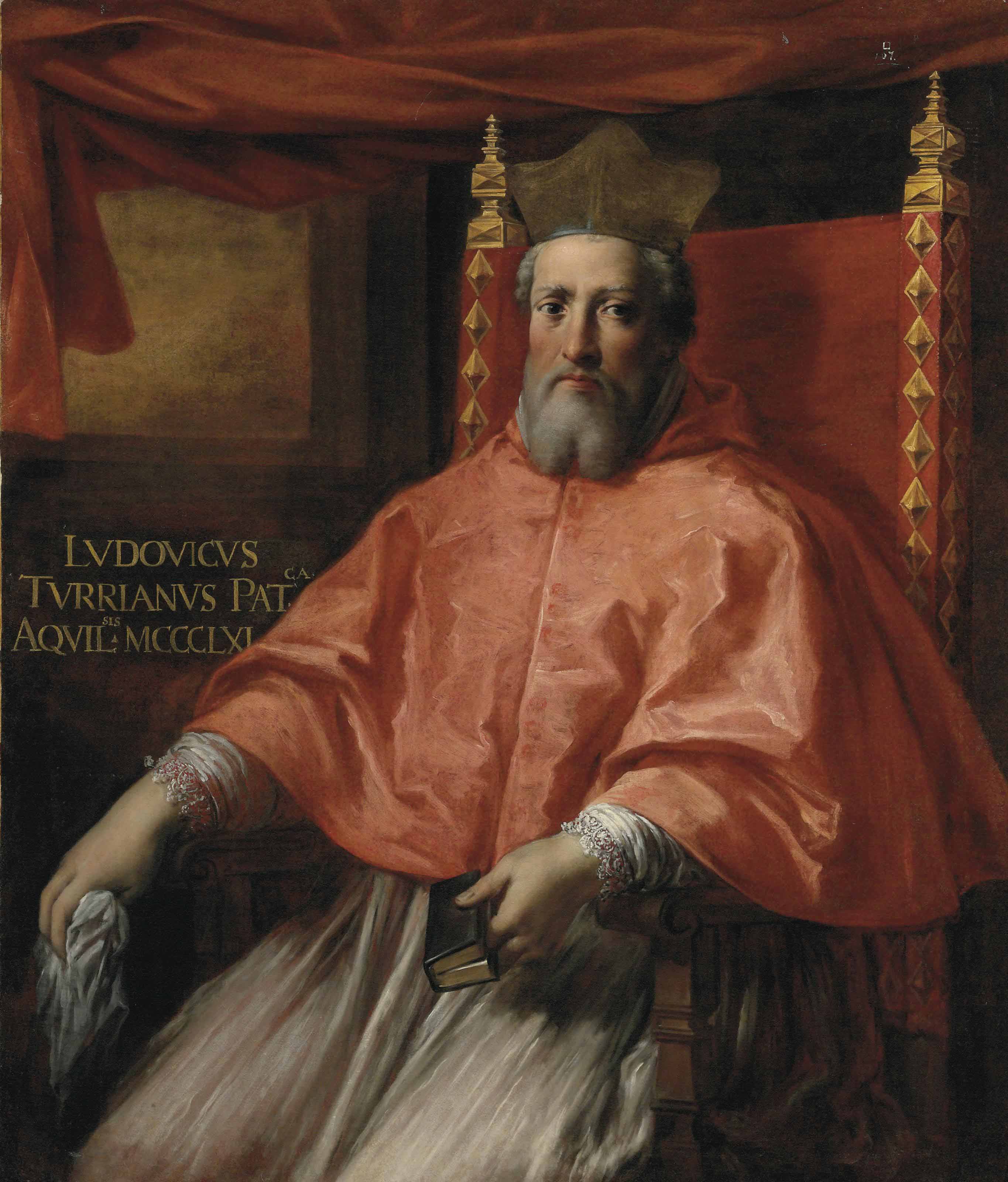 Roman School, 17th Century , Portrait of Cardinal Ludovico Turriano