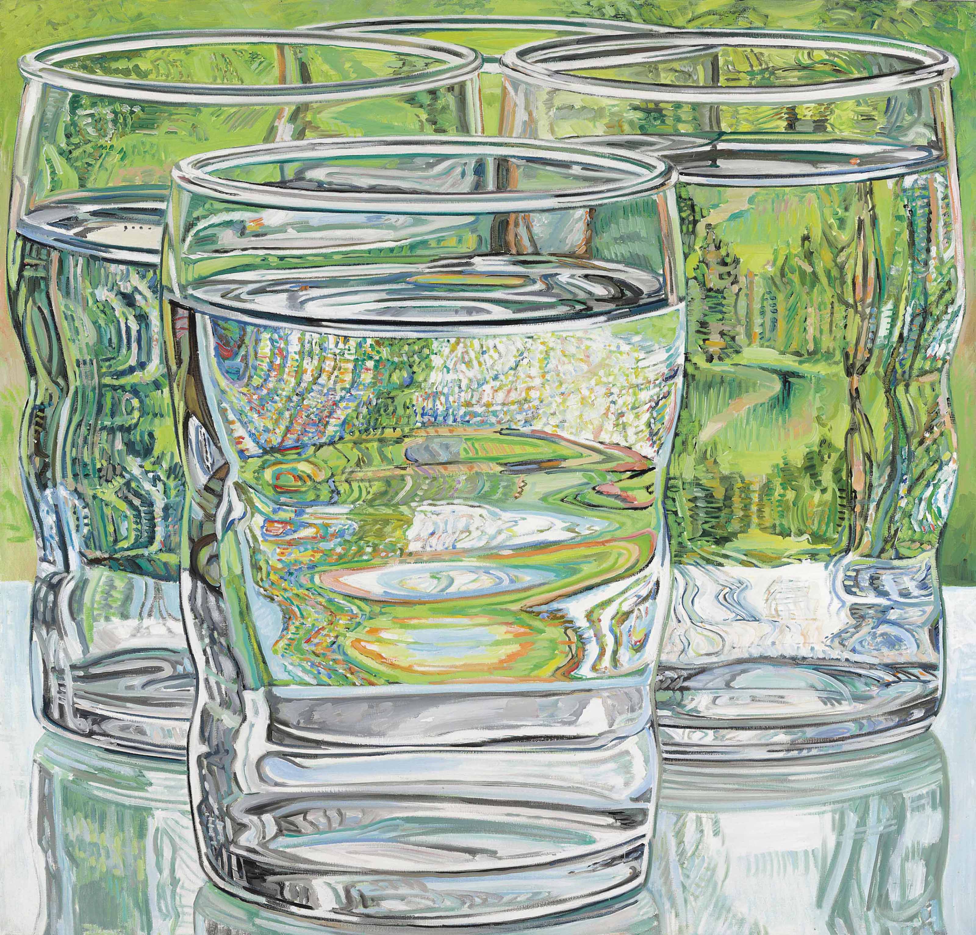 Fish (B. 1938) , Skowhegan Water Glasses Christie's