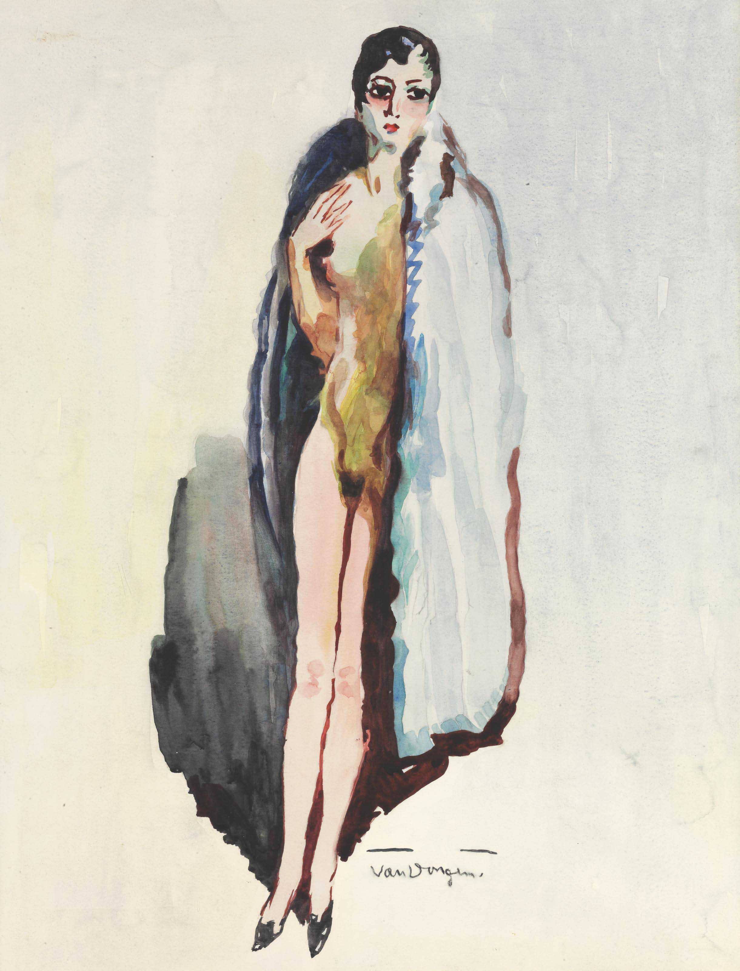 Kees Van Dongen、FEMME NUE ALLONGEE Kees Van Dongen Femme nue allongée : Giclée Art Print 1912