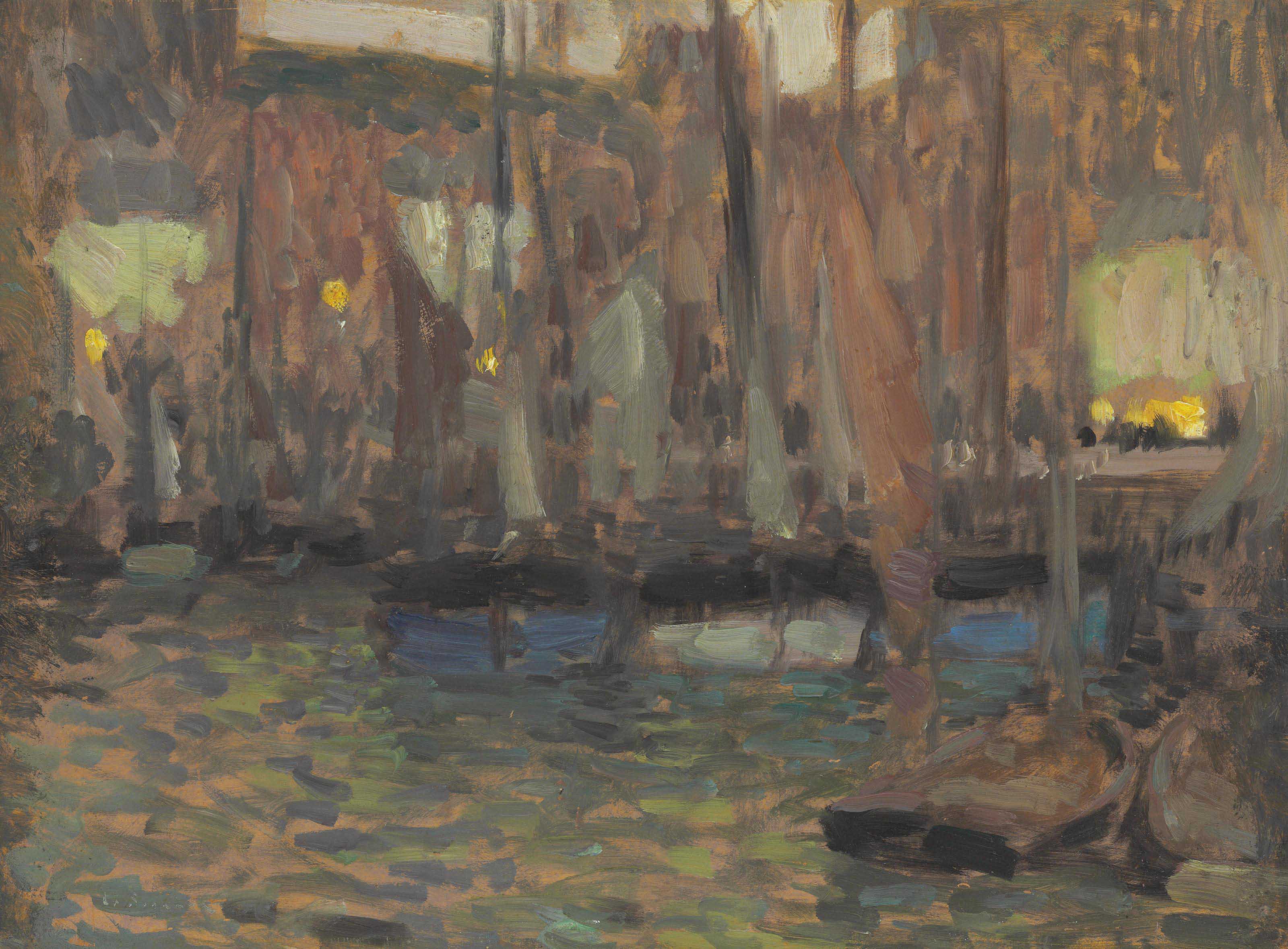 Henri Martin (1860-1943), Le port de Collioure | Christie's