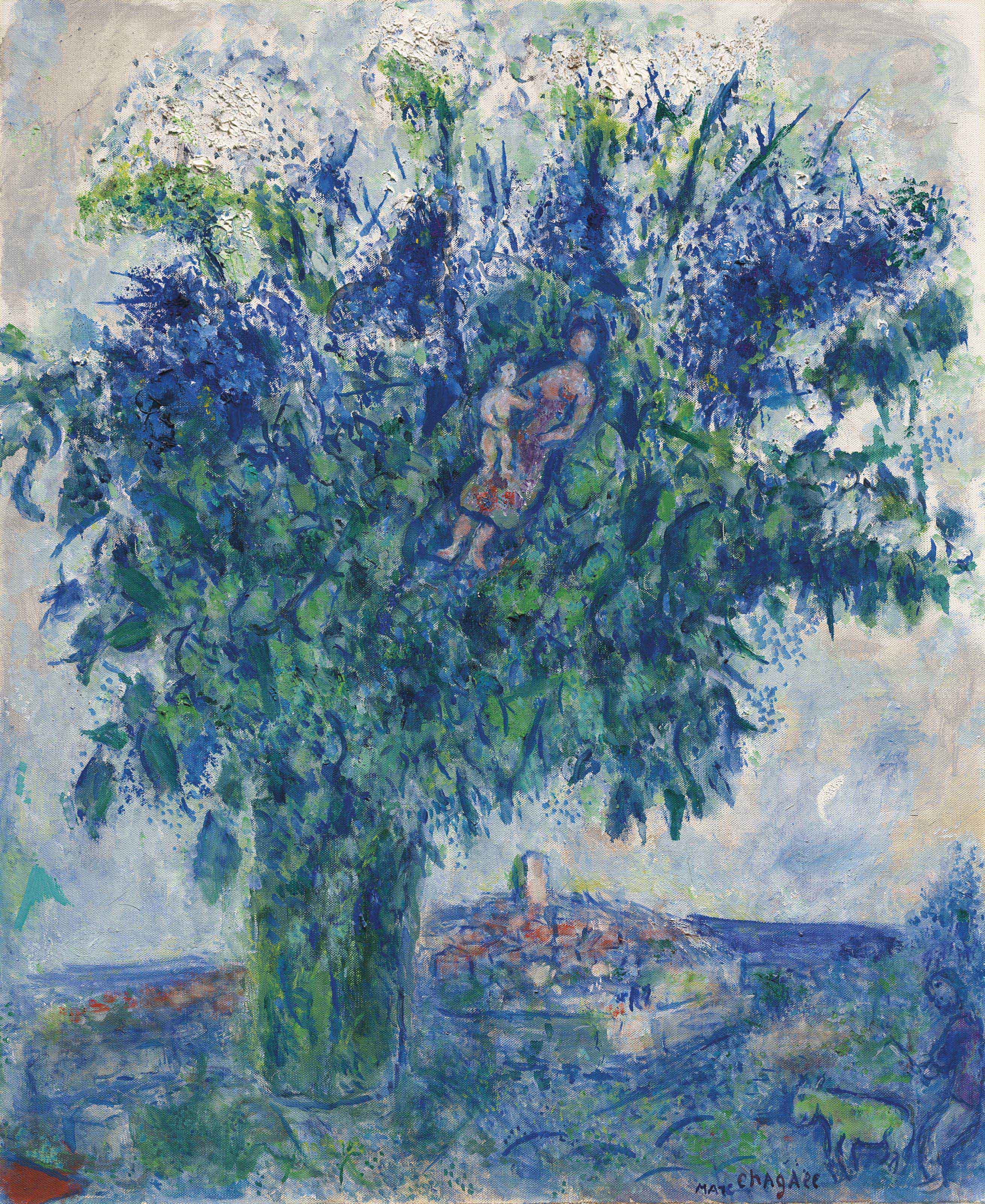 Marc Chagall (1887-1985), La nuit de la Saint-Jean | Christie's