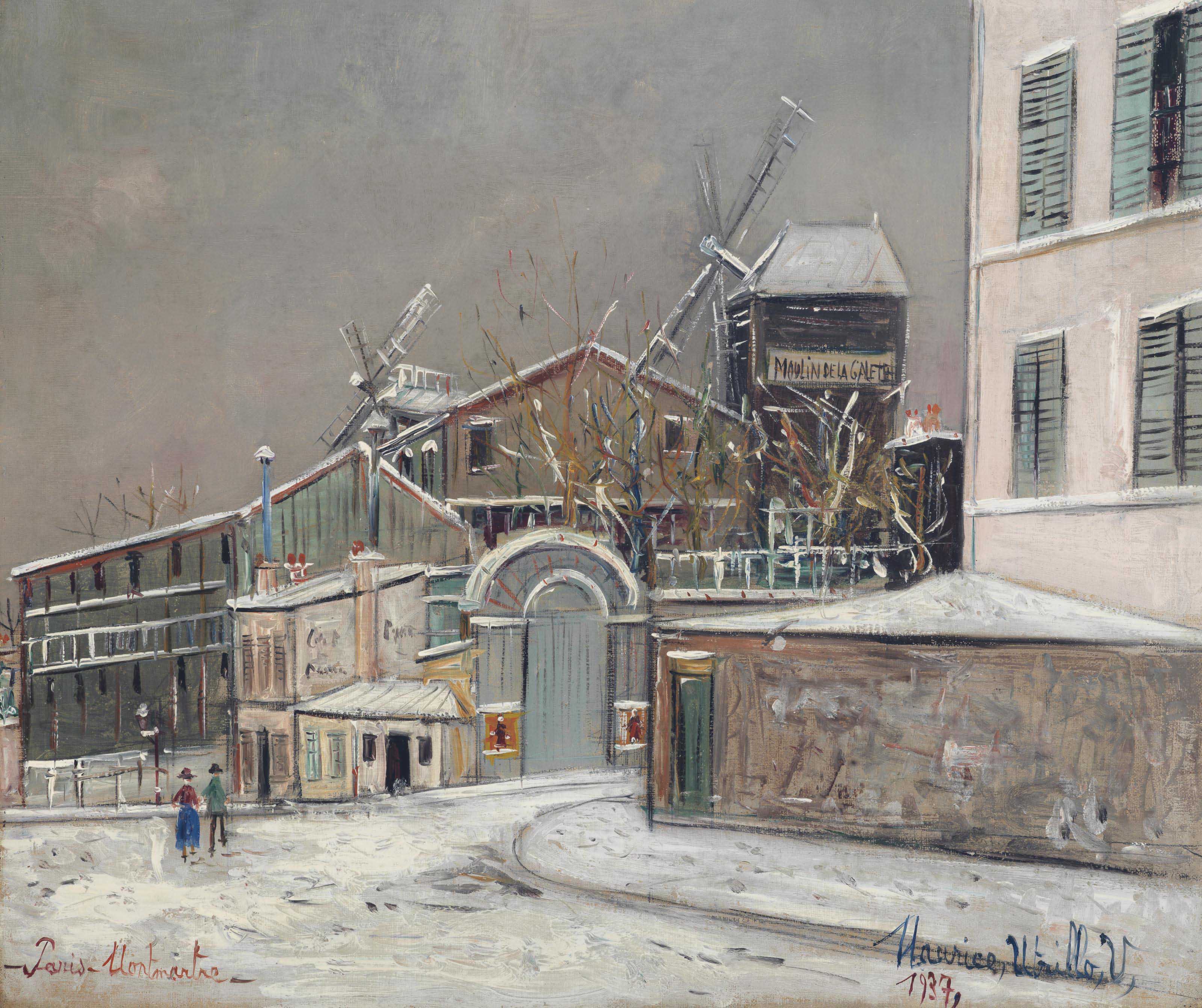 Maurice Utrillo (1883-1955), Moulin de la Galette, Montmartre