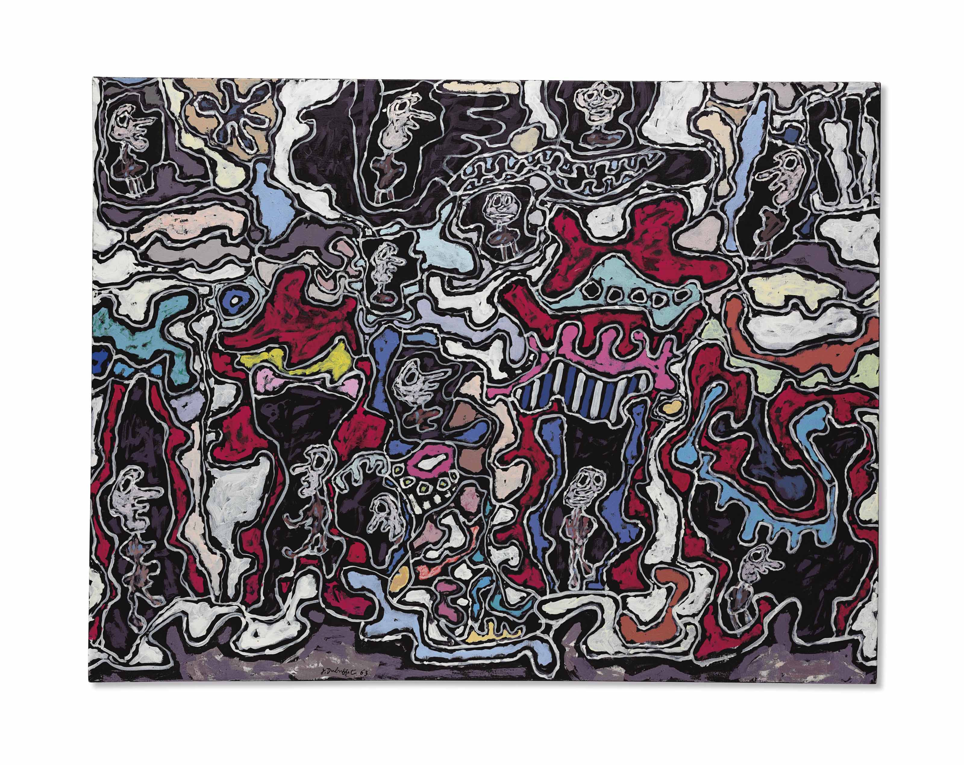 Jean Dubuffet (19011985) , Rue de l’Entourloupe Christie's