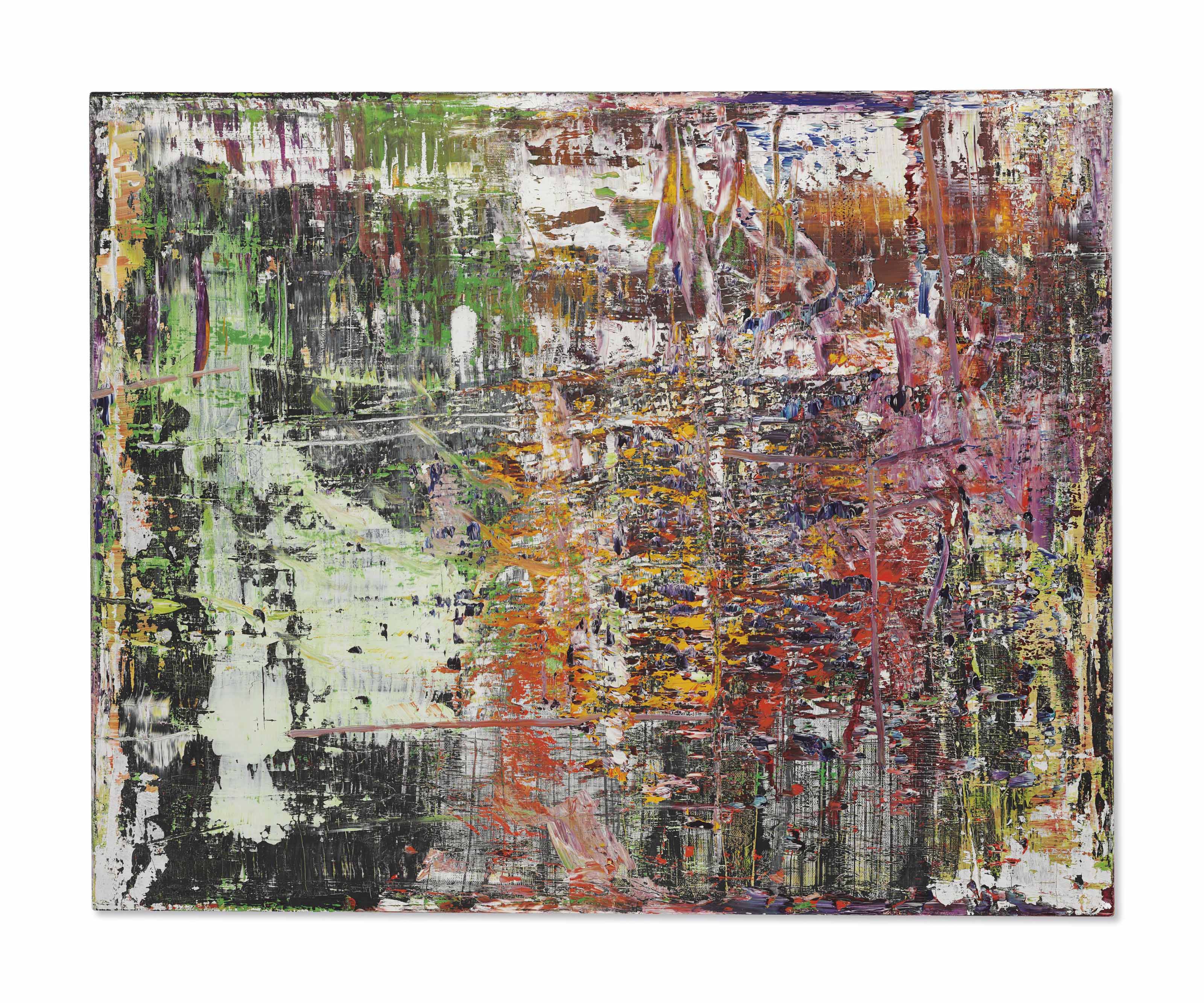 Gerhard richter painting process image