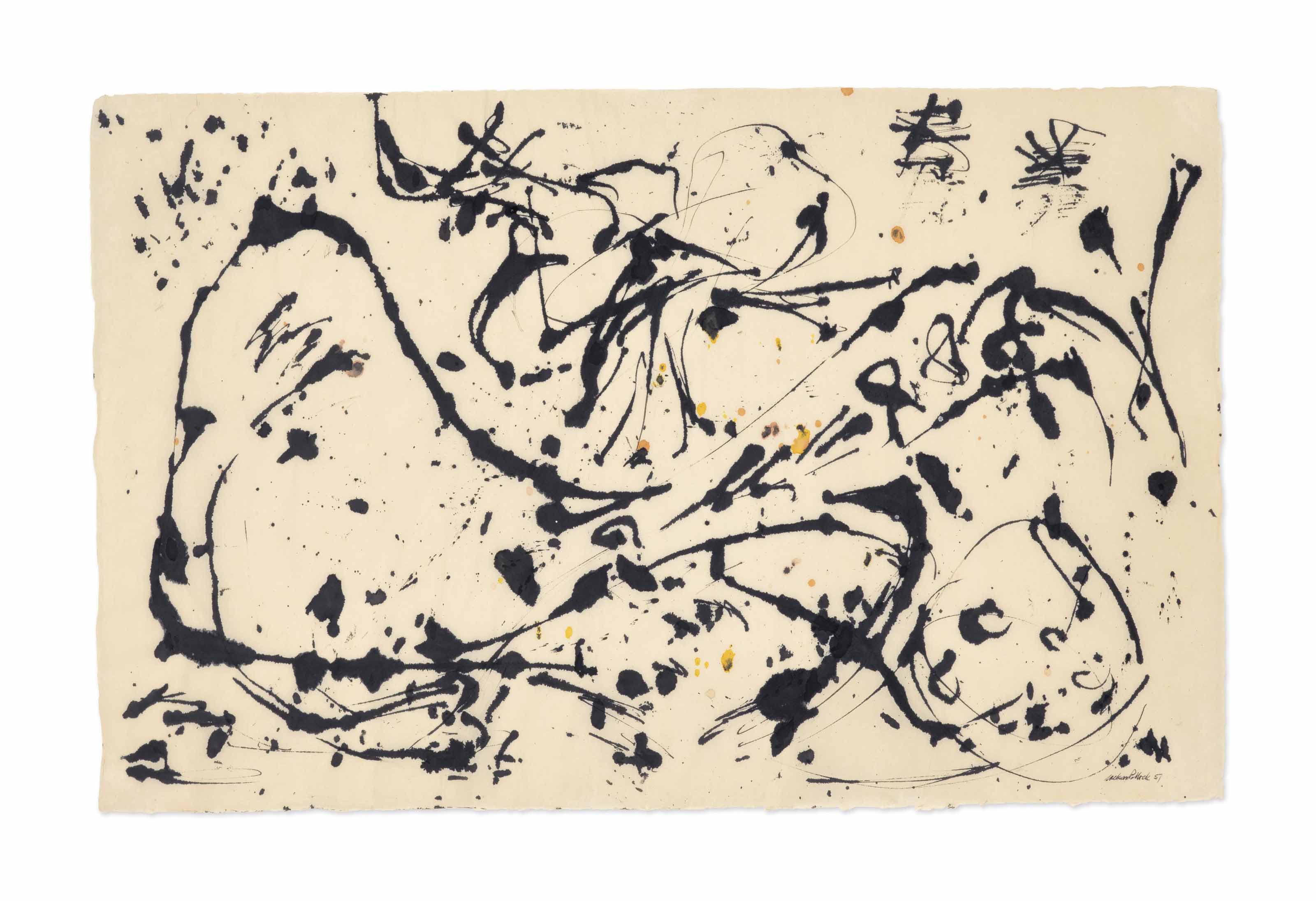 jackson pollock animals and figures