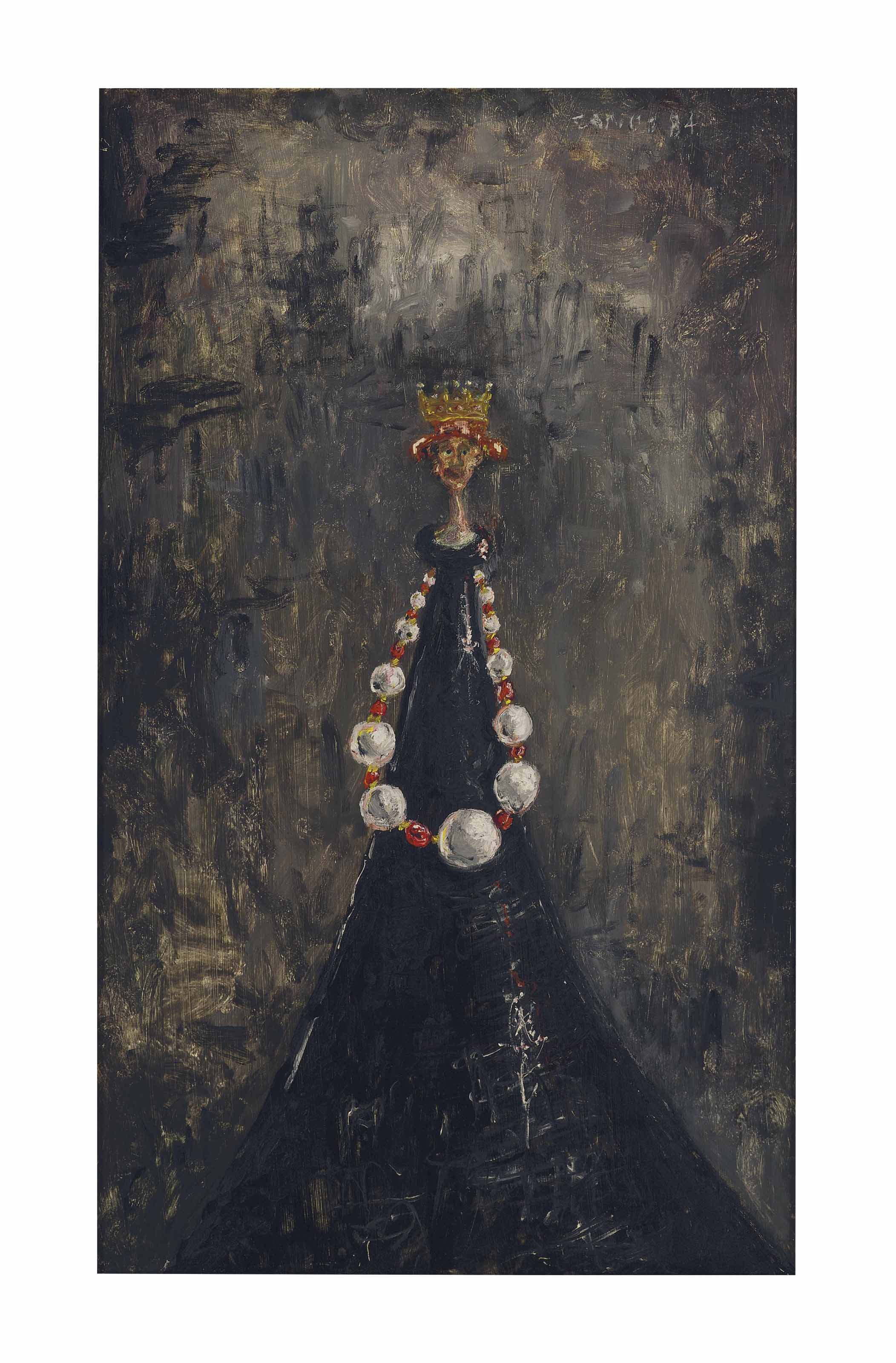 George Condo (b. 1957) , Portrait of the American Farmer ...