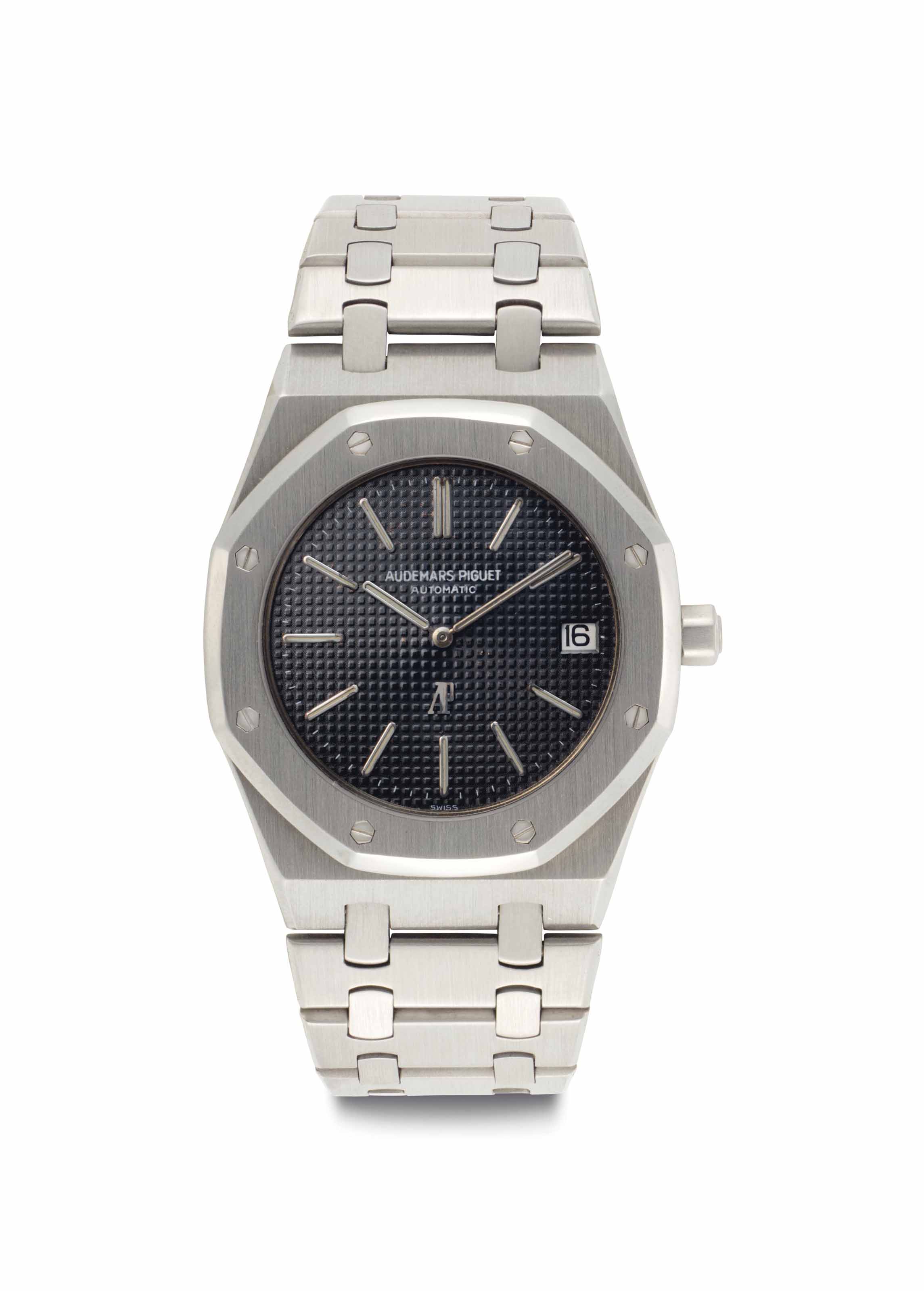 Audemars Piguet. A Fine and attractive Stainless Steel Automatic ...