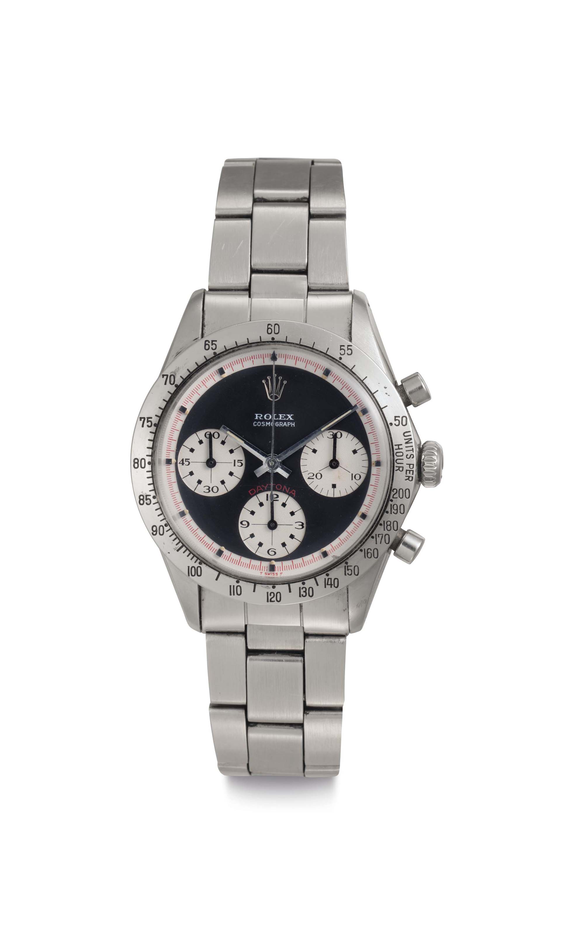 Rolex A Stainless Steel Chronograph Wristwatch With Paul Newman Dial And Bracelet Signed Rolex Cosmograph Daytona Paul Newman Model Ref 6262 Case No 2 476 719 Circa 1971 1970s Chronograph Christie S