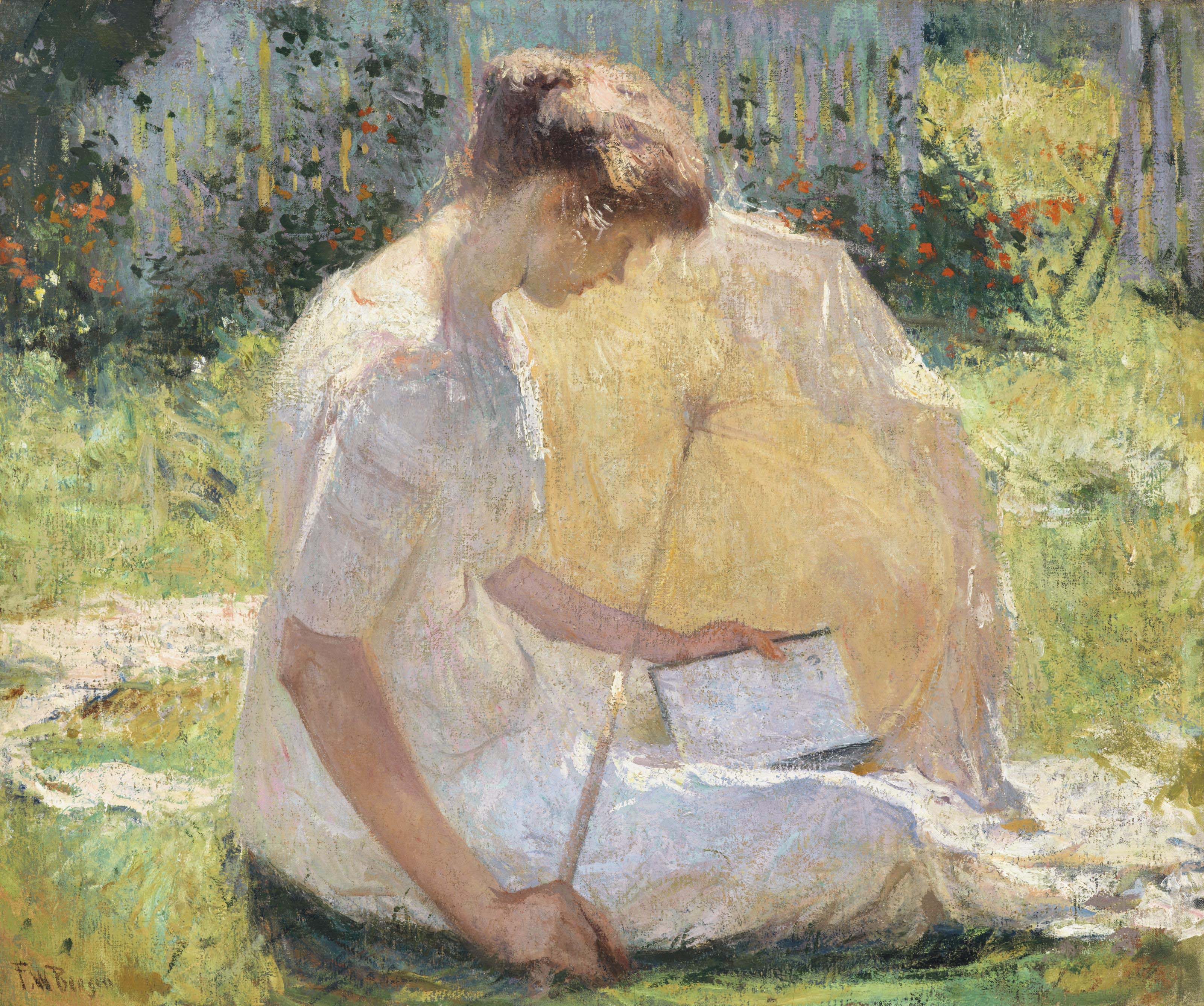 Frank Weston Benson (18621951) , The Reader Christie's