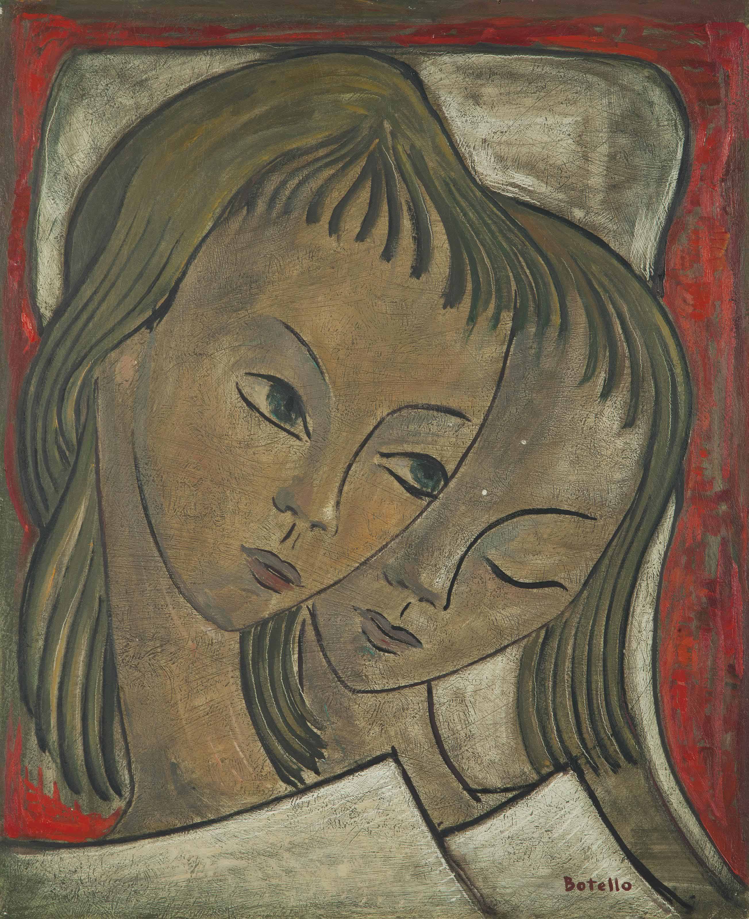 Ángel Botello (19131986) , Two Girls Christie's