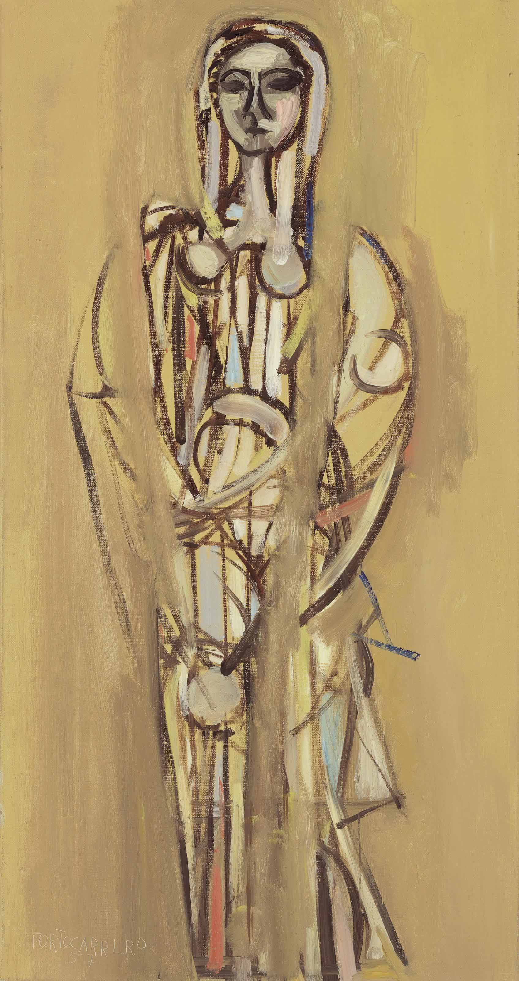 René Portocarrero (19121985) , Mujer Christie's