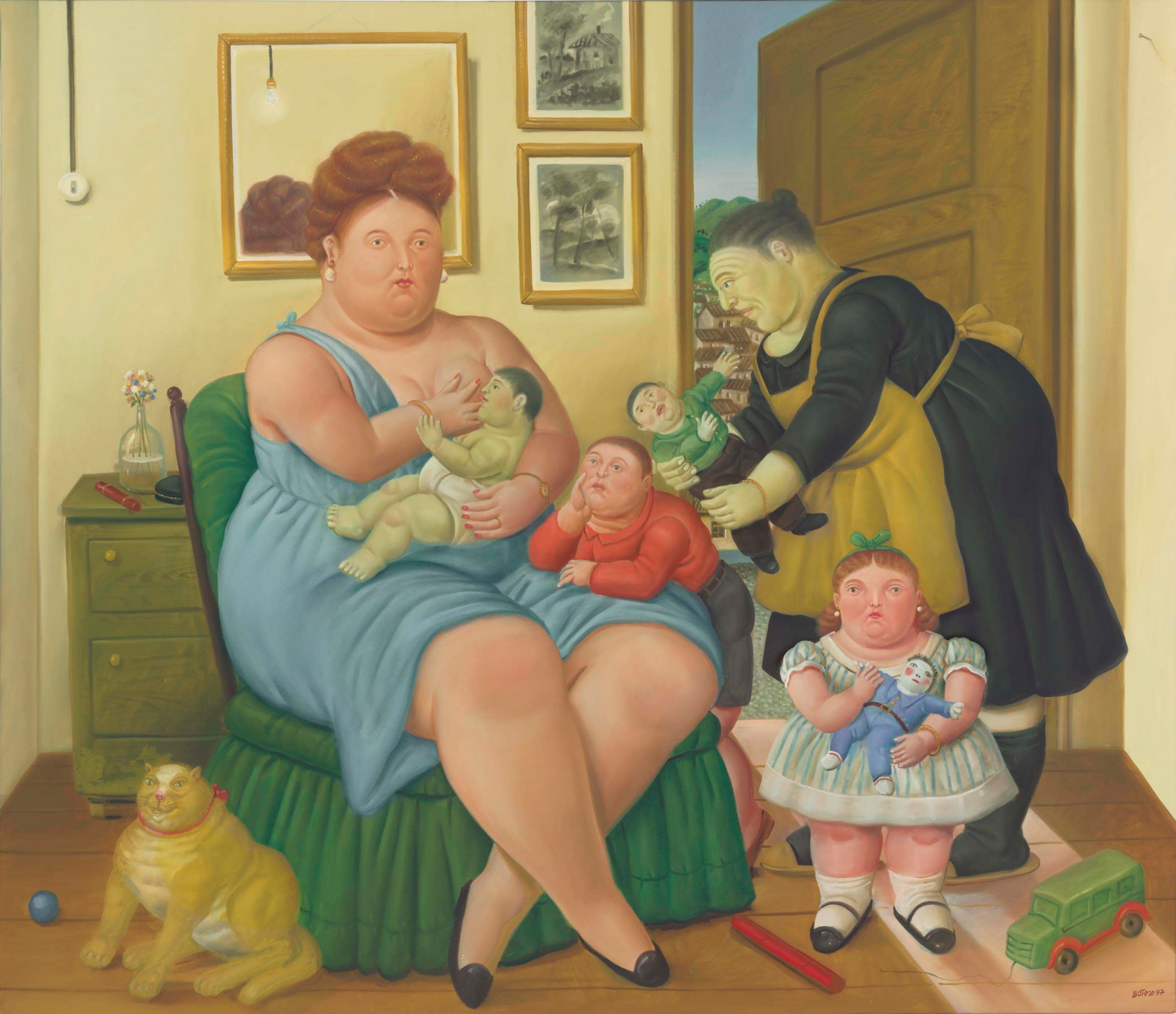 Fernando botero artistic style picture