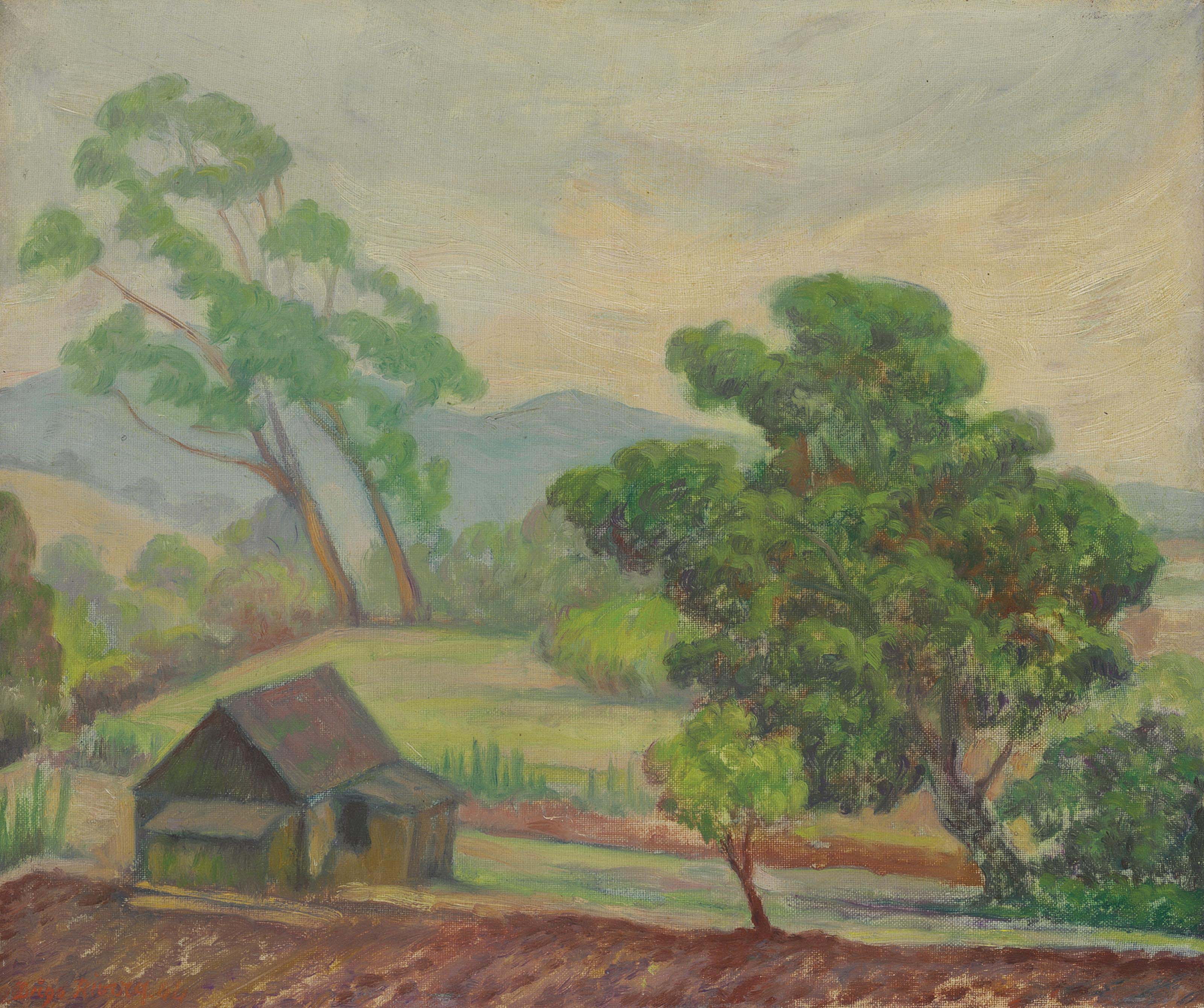 Paisaje con una casa