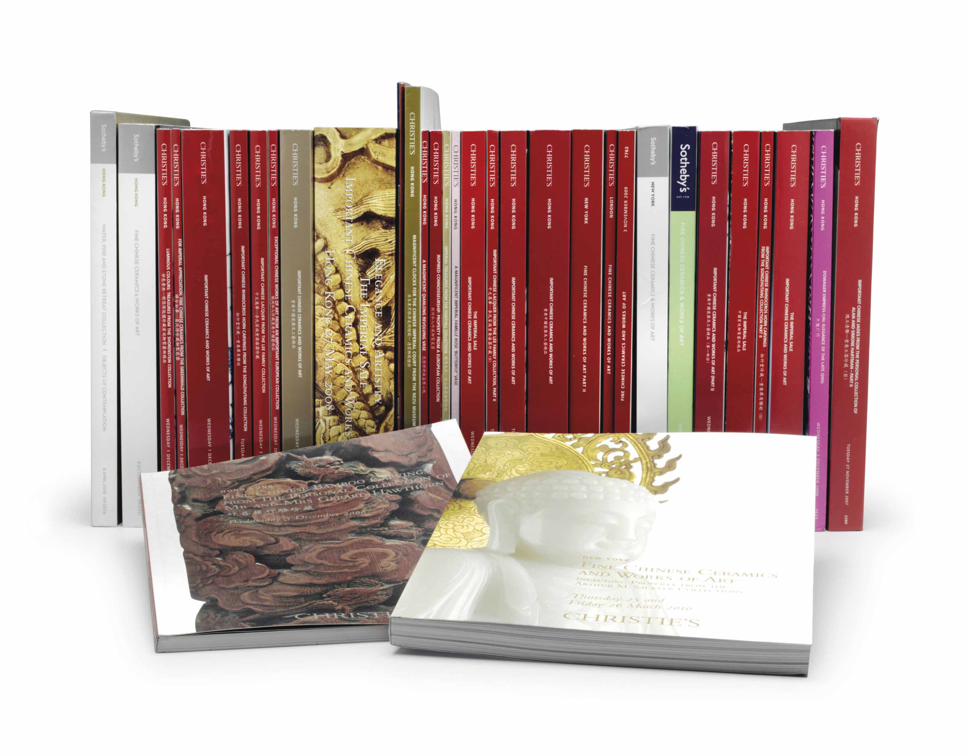 A GROUP OF AUCTION CATALOGUES OF IMPORTANT PRIVATE COLLECTIONS