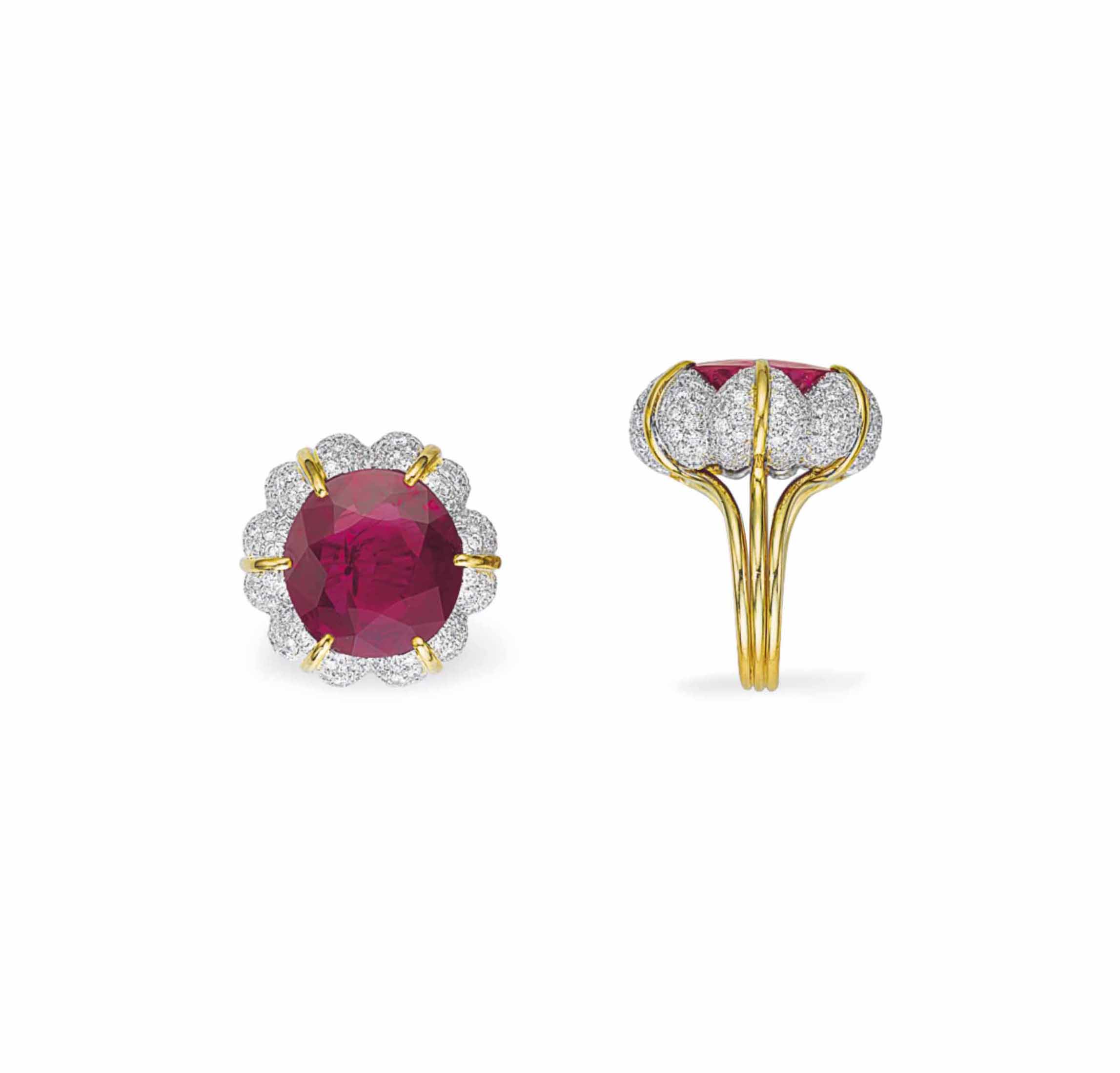 'THE JUBILEE RUBY' A SENSATIONAL RUBY RING, BY VERDURA — 15.99ct