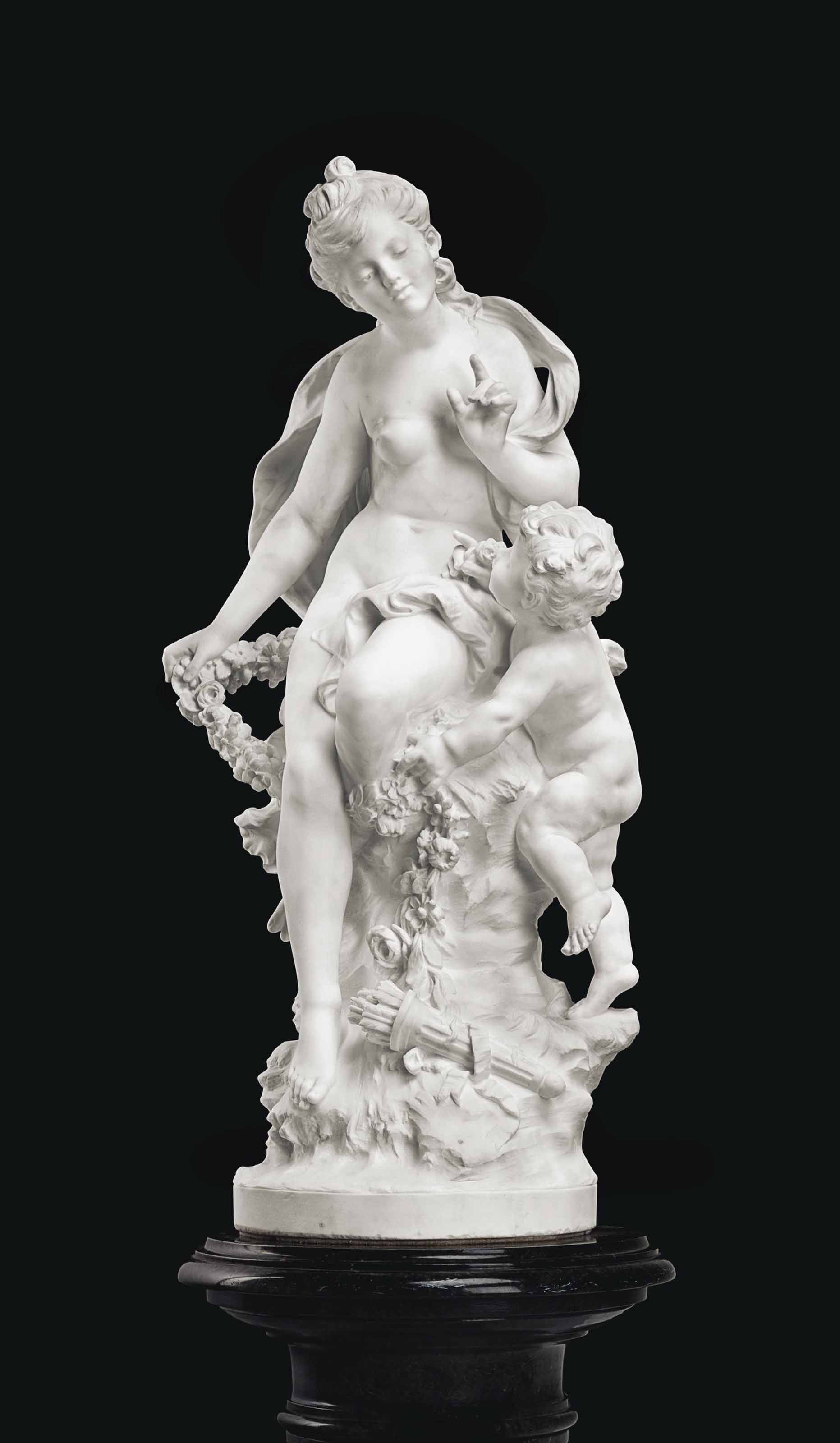 A LARGE MEISSEN PORCELAIN VASE PAINTED BY PROFESSOR HEINZ WERNER