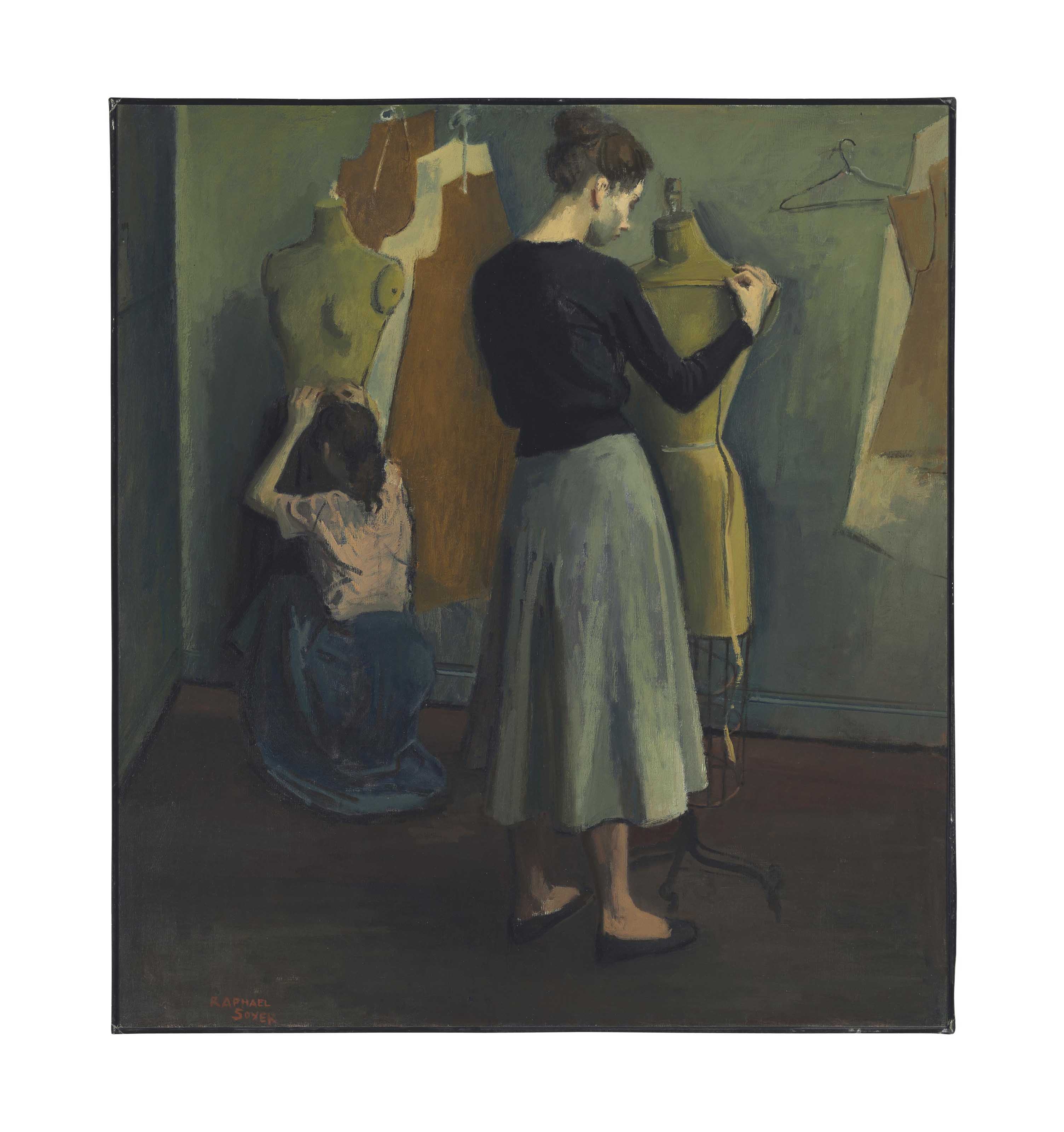 Raphael Soyer auctions, appraisal insights and free art price