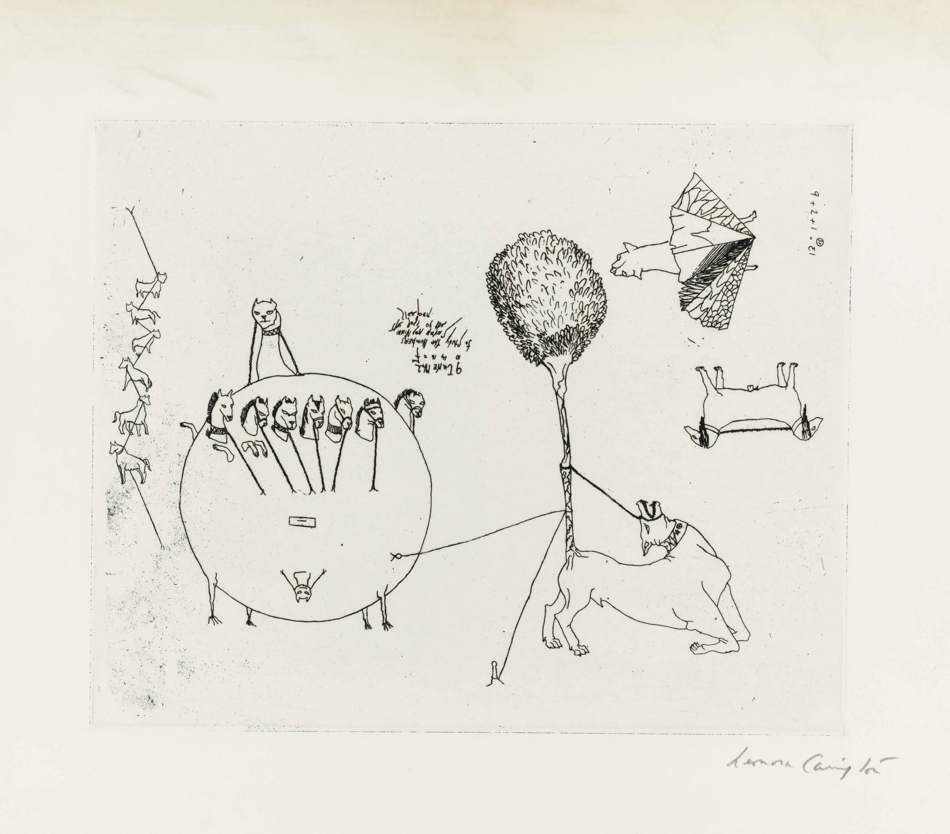 Leonora Carrington B 1917 Untitled From Vvv Portfolio Prints Multiples Etching Christie S