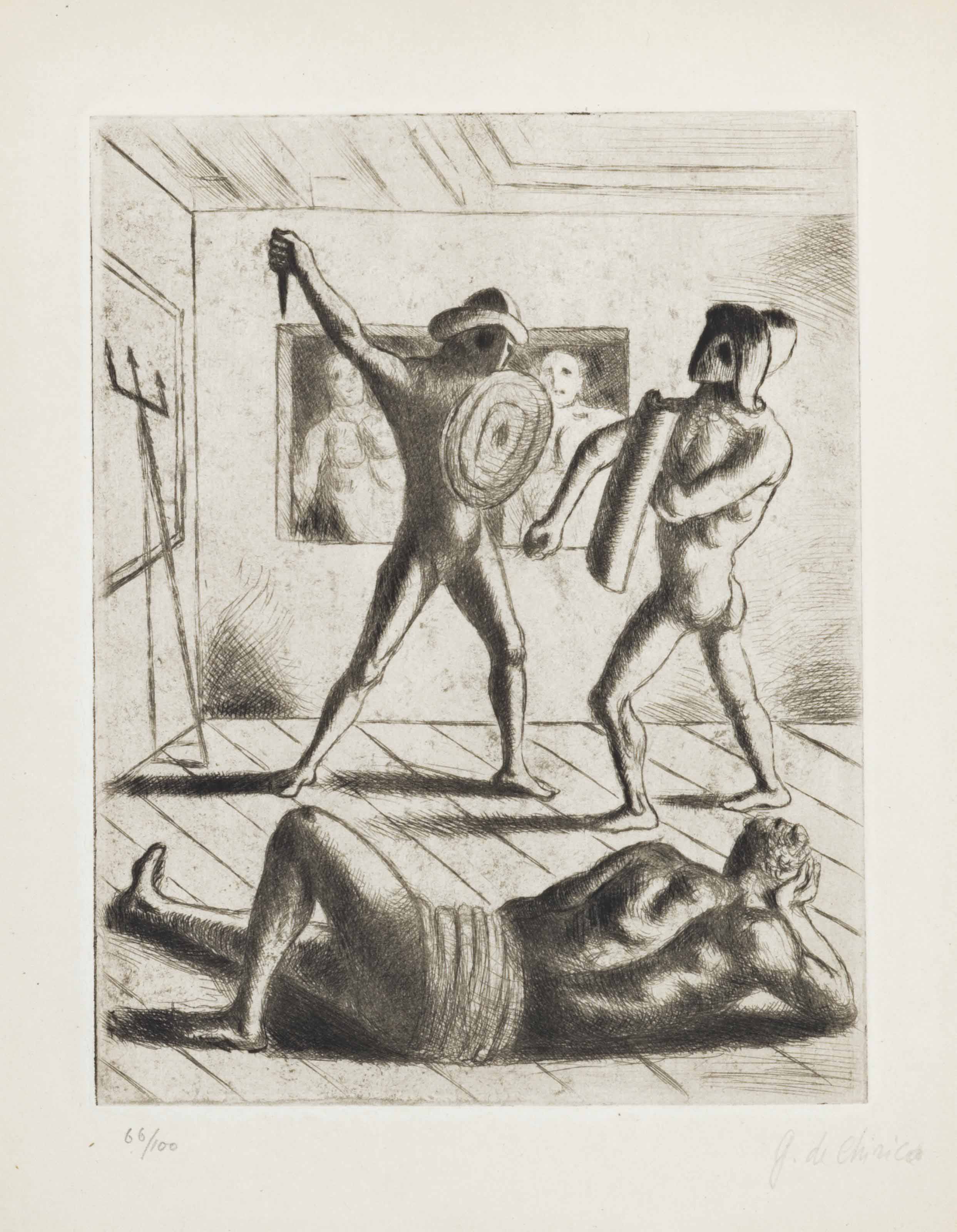 Scuola di gladiatori I, from Jean Cocteau Le mystère laïc