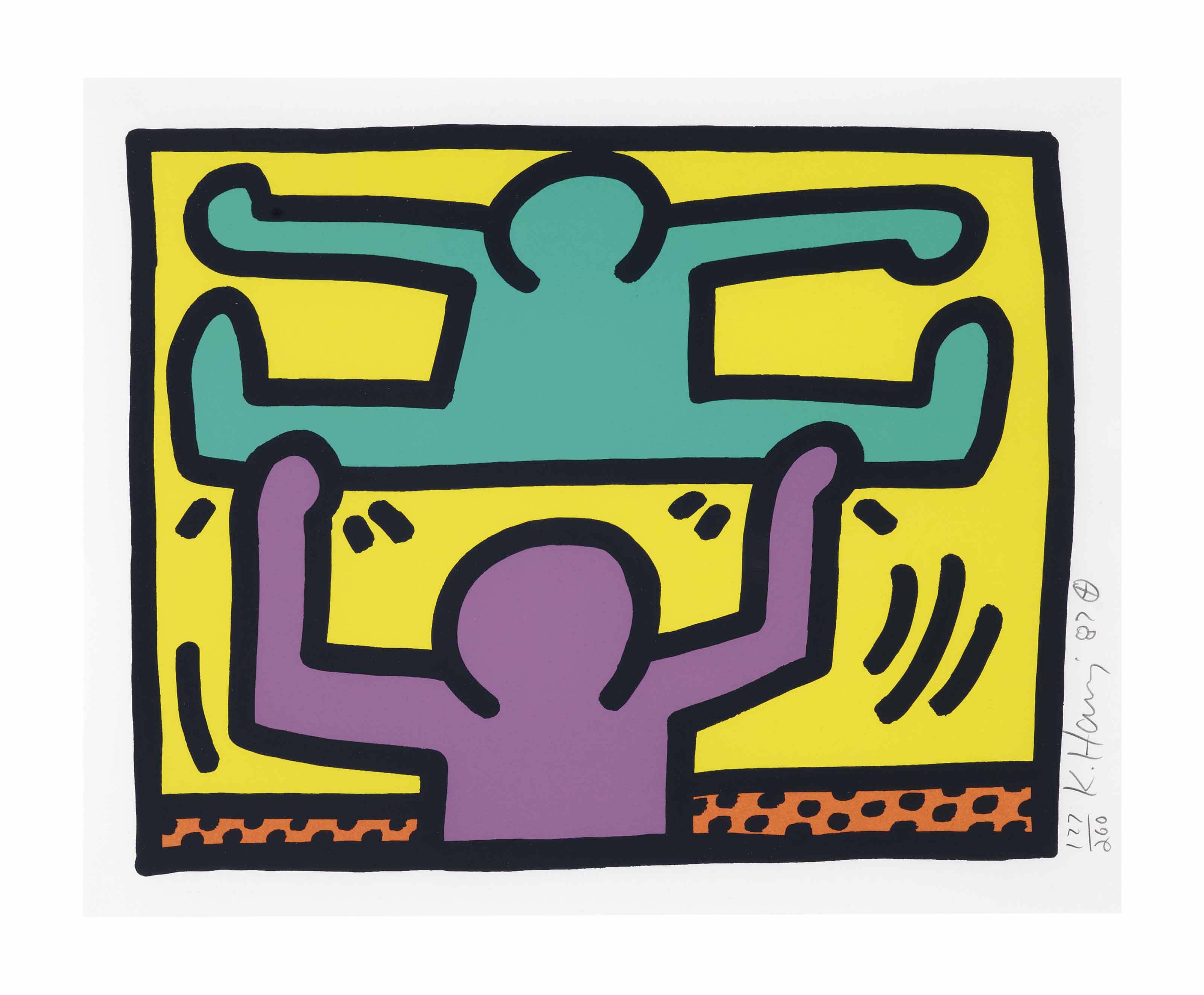 KEITH HARING (19581990) , Pop Shop I one plate Christie's