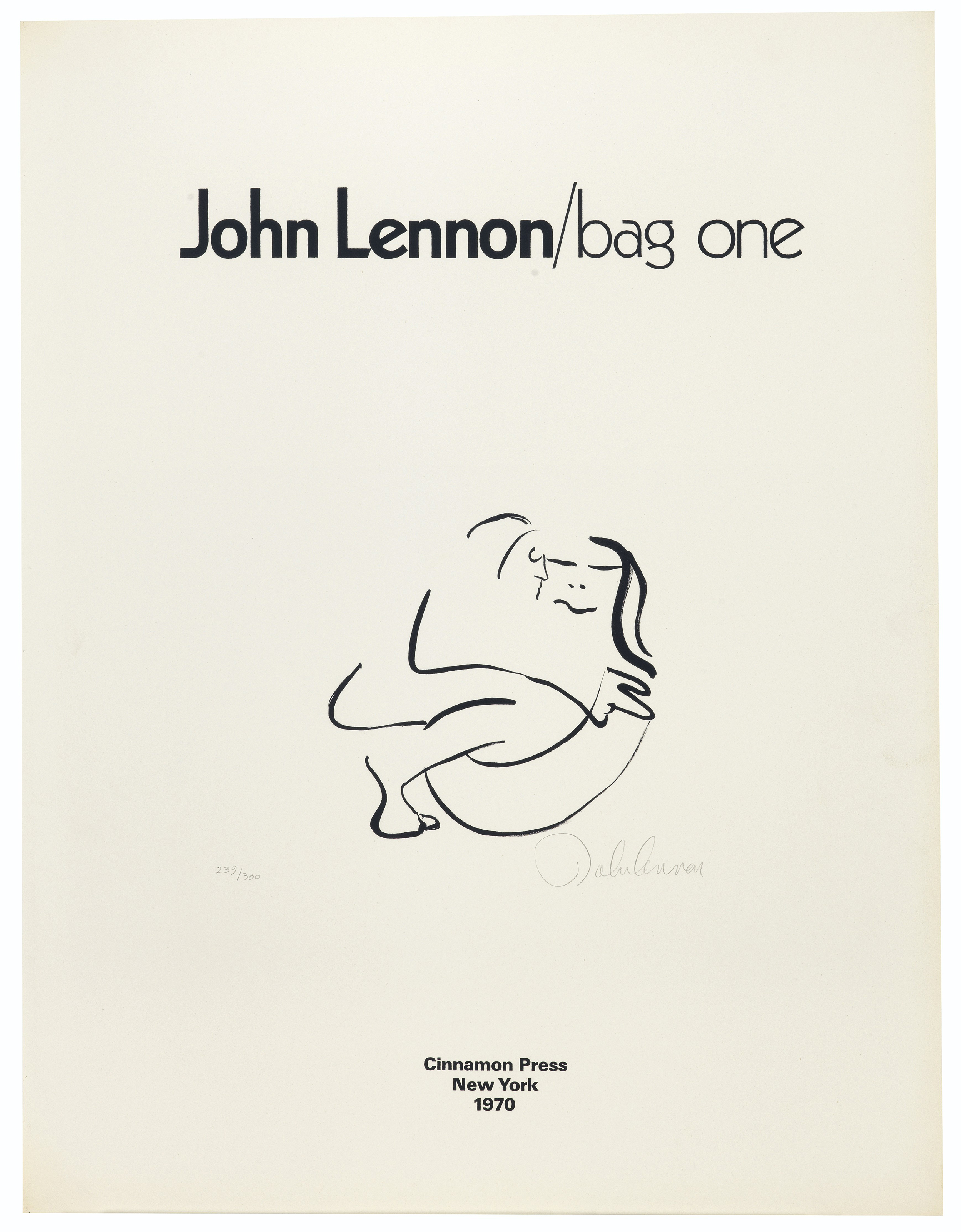 JOHN LENNON (19401980) , Bag One Christie's
