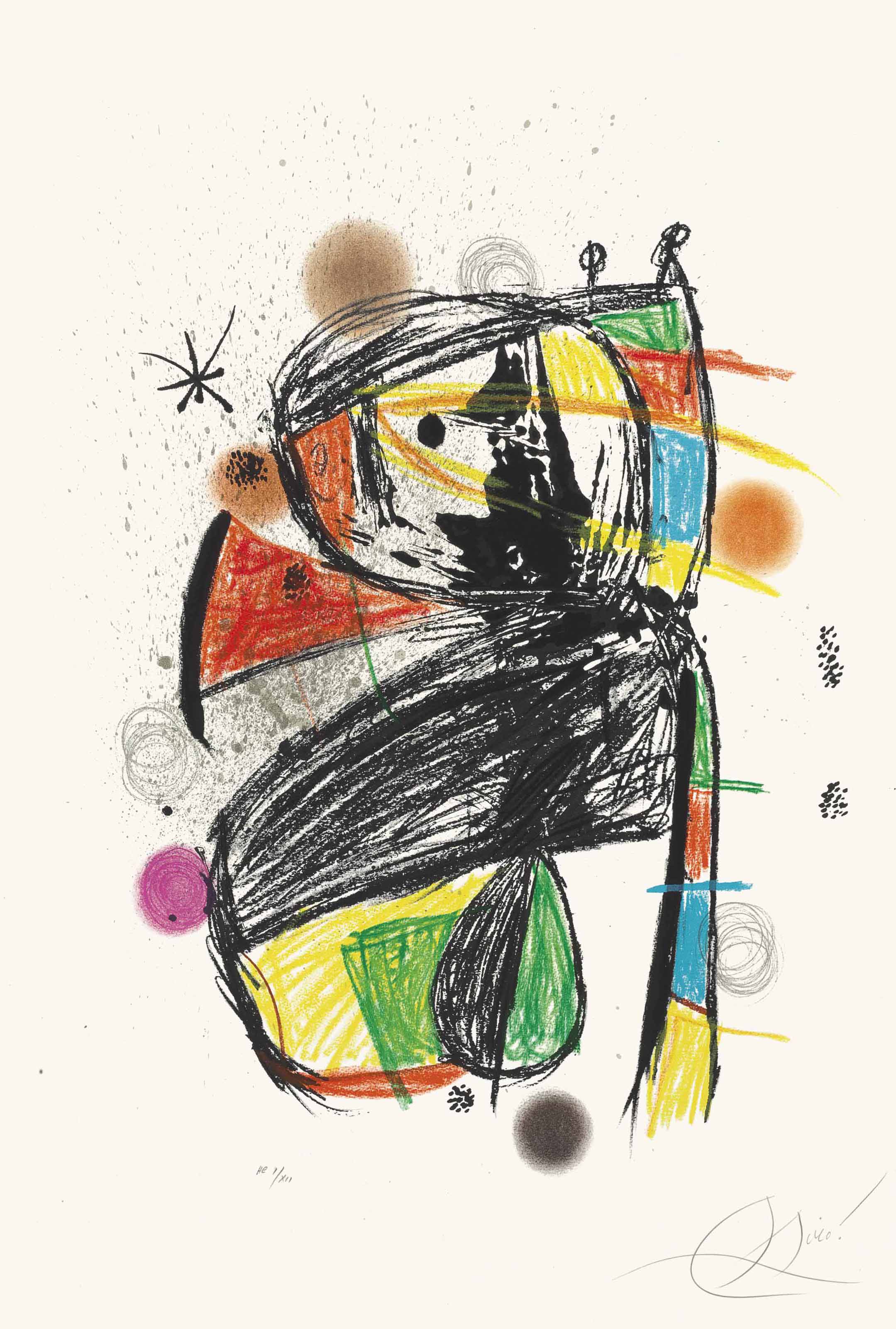 JOAN MIRO (1893-1983), Miro Lithographie I-VI, Maeght Editeur