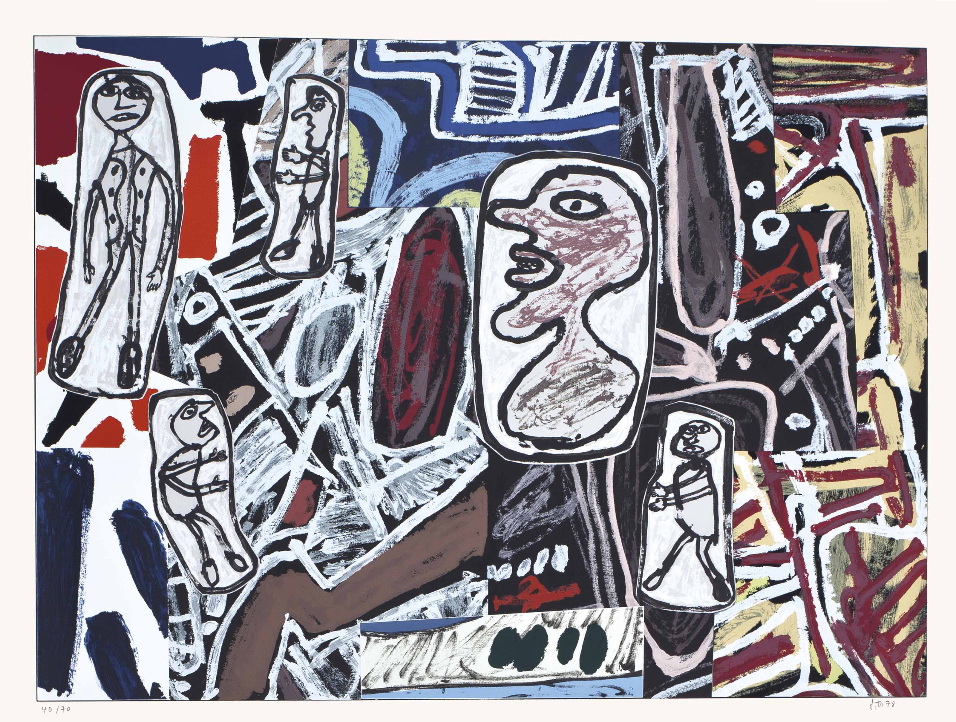 JEAN DUBUFFET (19011985) , Fait Mémorables III, from Fait Mémorables