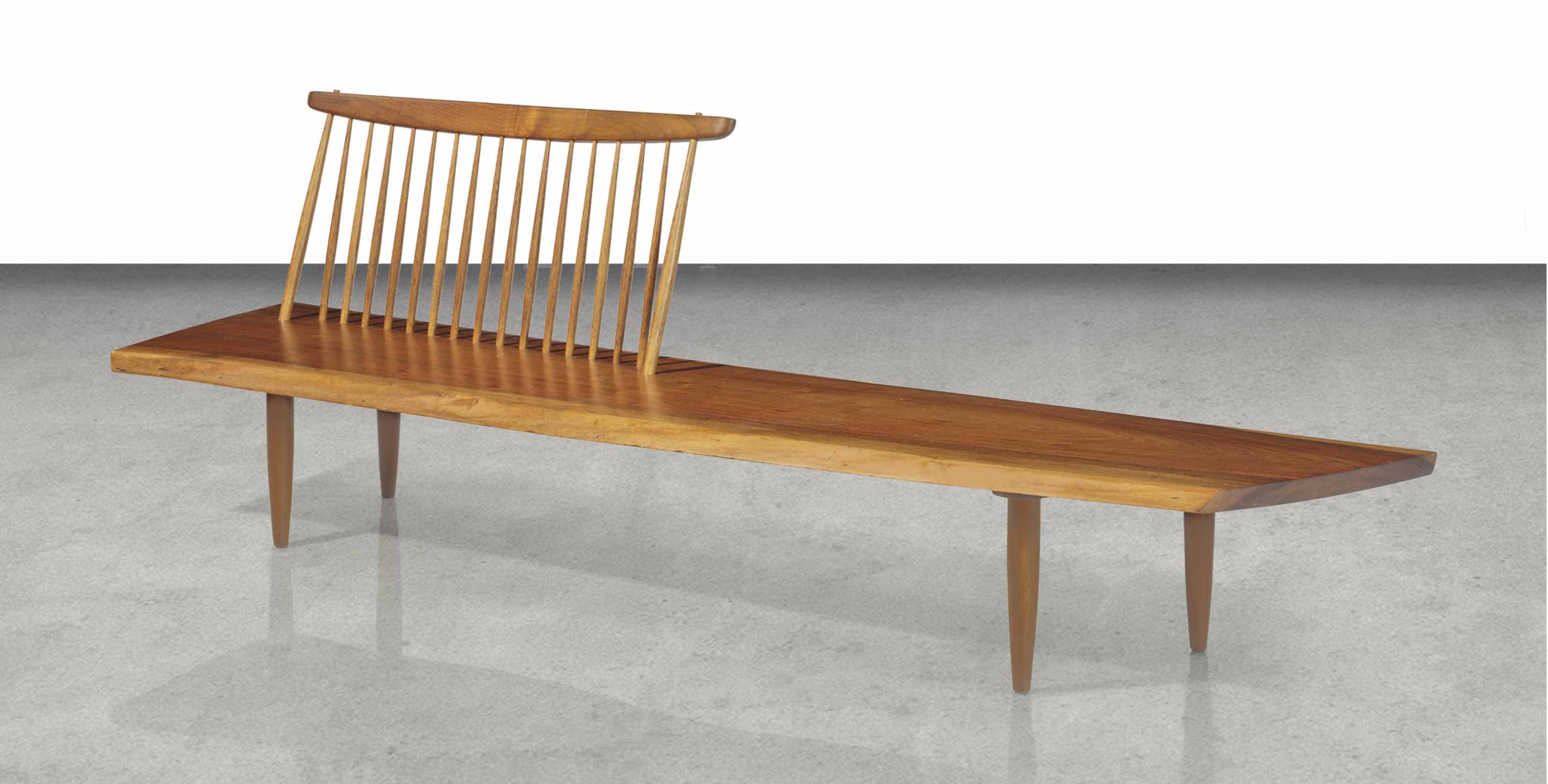 George Nakashima 1905 1990 A Conoid Bench Circa 1965