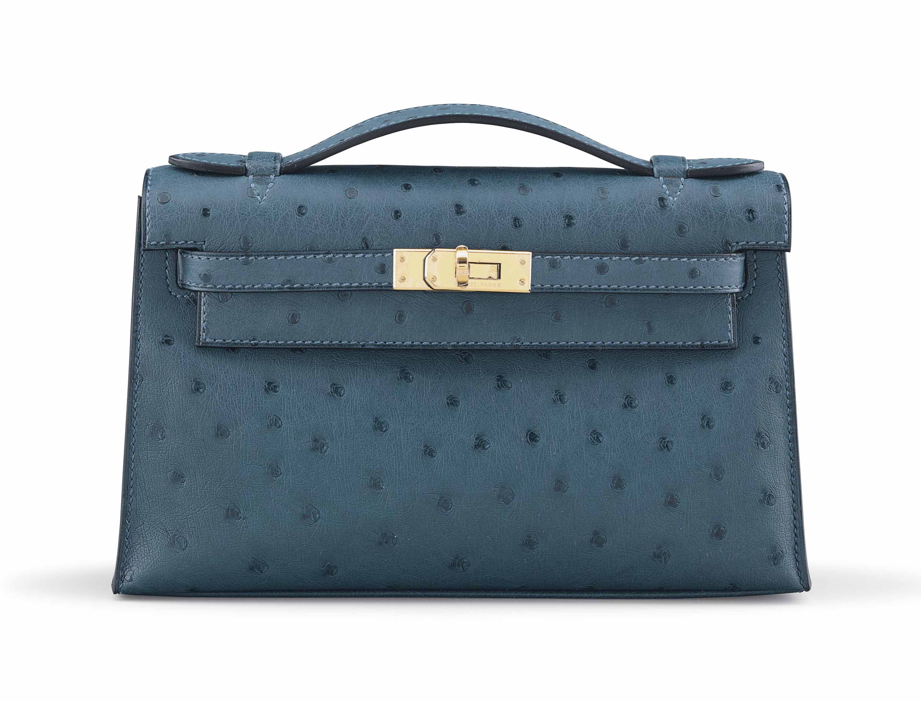 hermes kelly pochette ostrich