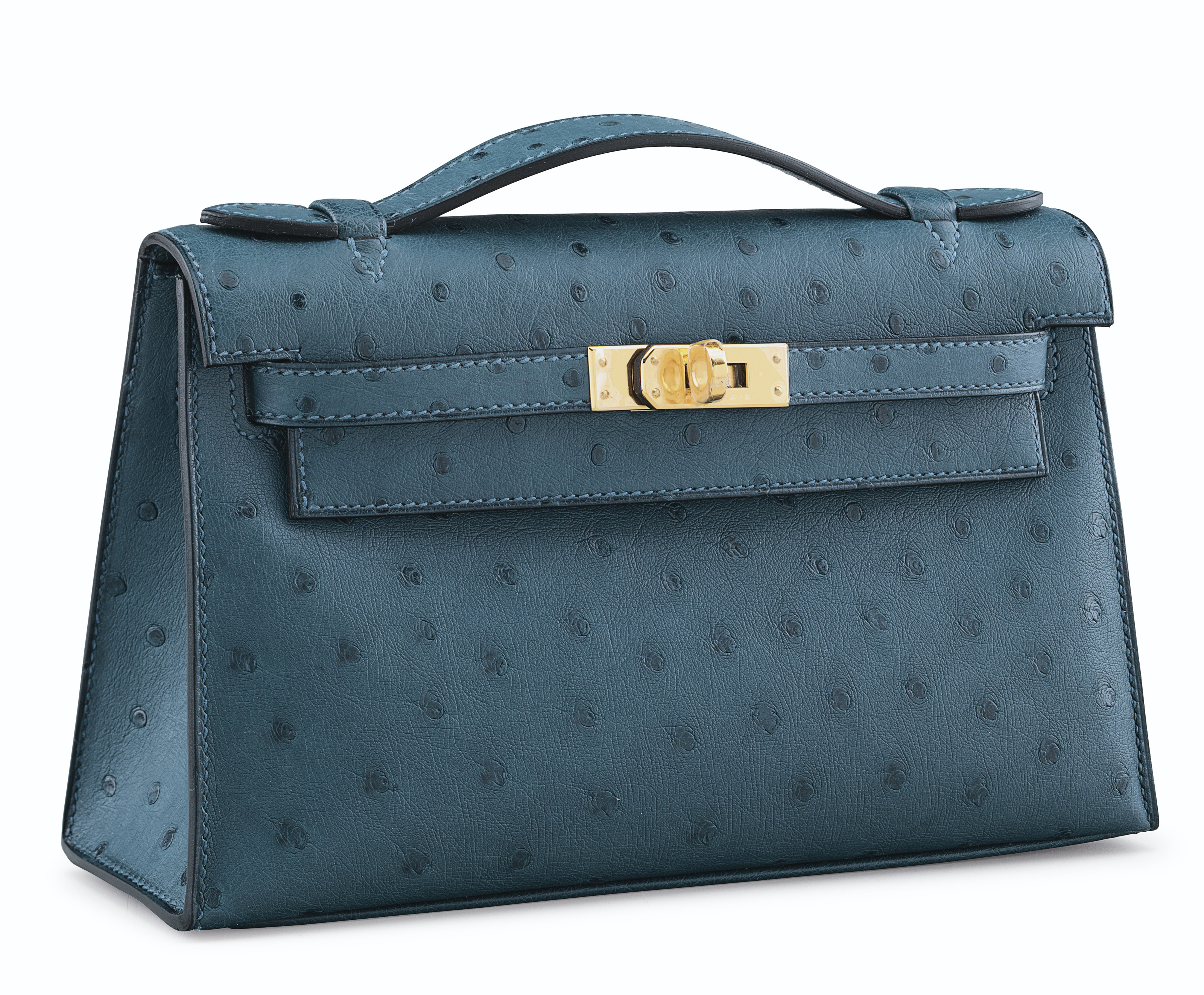 hermes kelly pochette ostrich