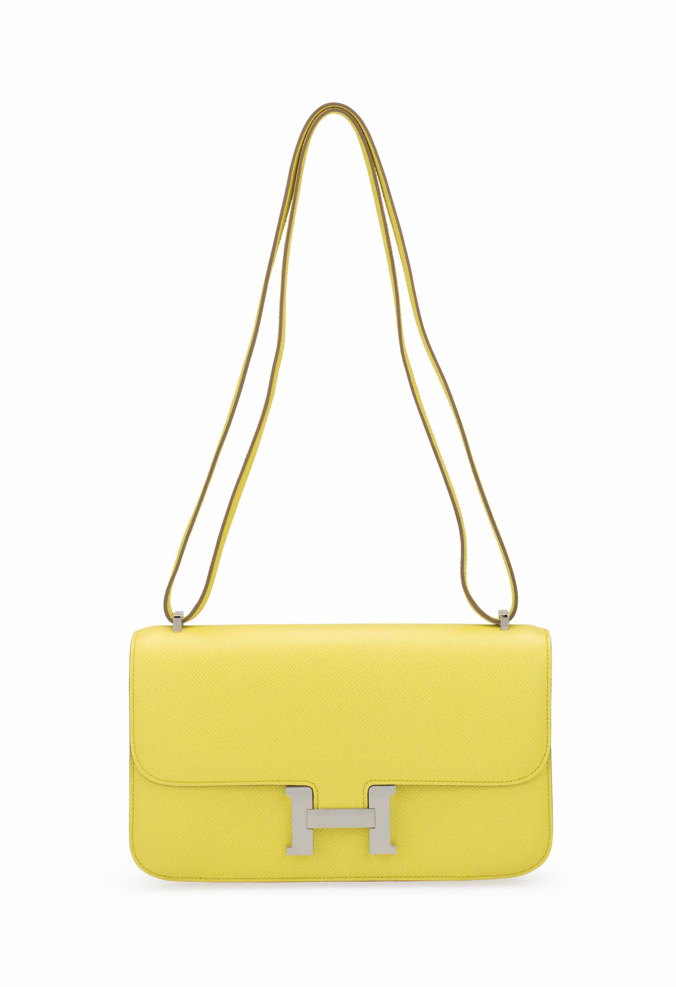 A COLVERT OSTRICH KELLY POCHETTE WITH GOLD HARDWARE
