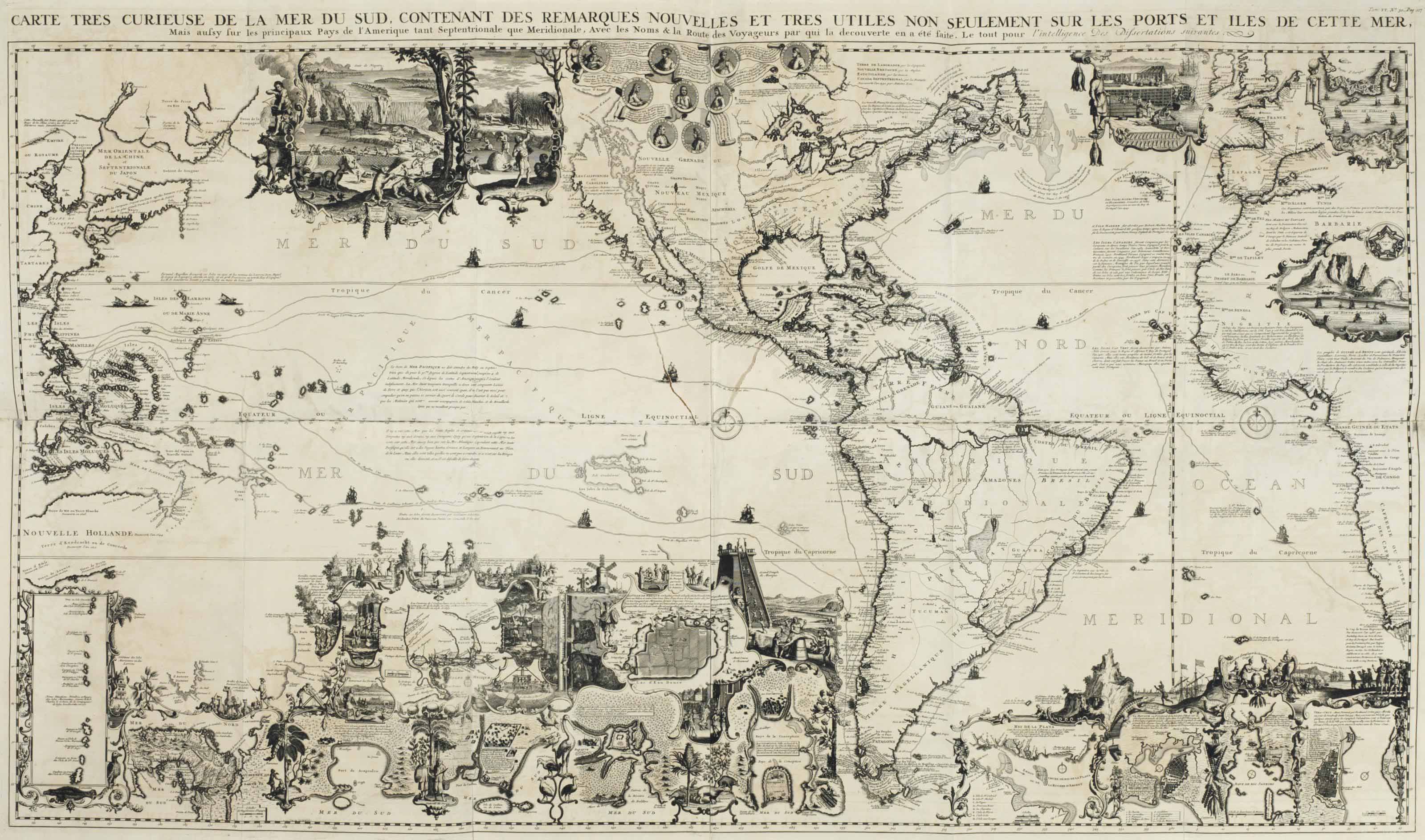 CHATELAIN, Henri Abraham (1684-1743). Atlas Historique. Amsterdam ...