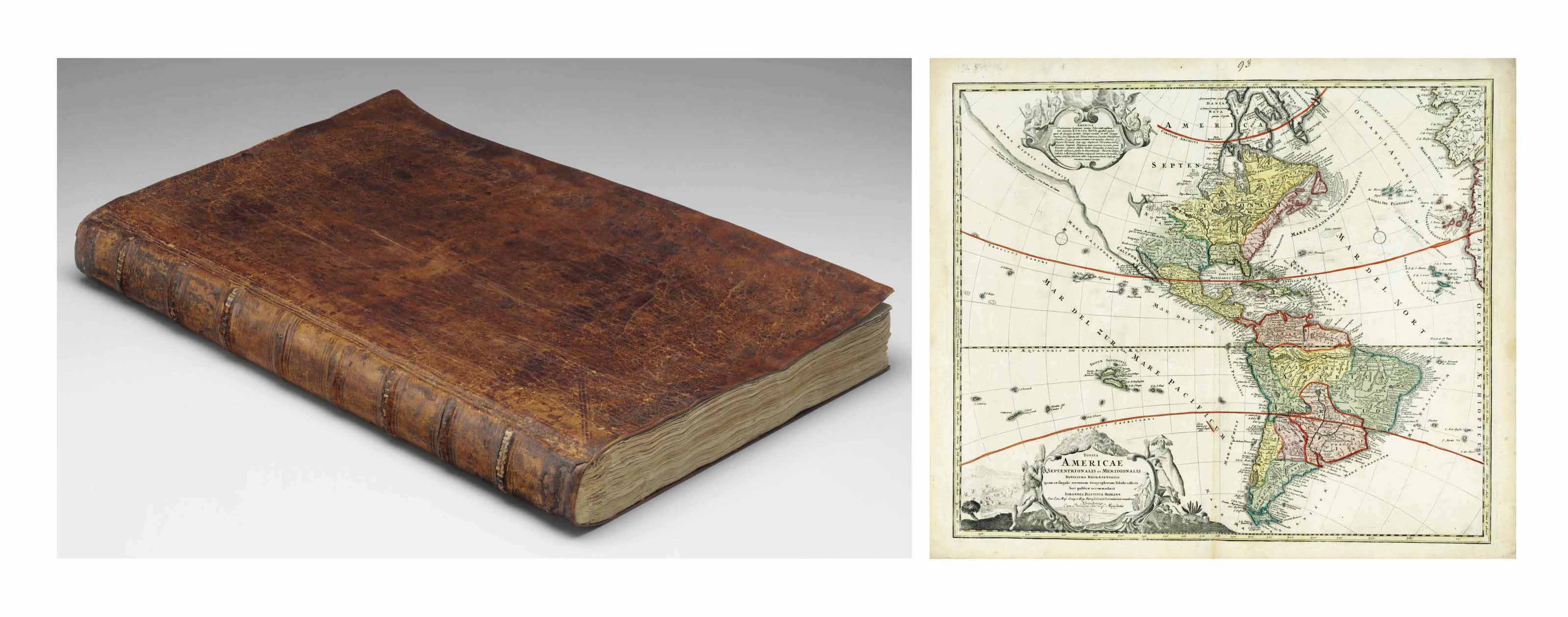 HOMANN, Johann Baptist (1663-1724) Grosser Atlas über die Ga...