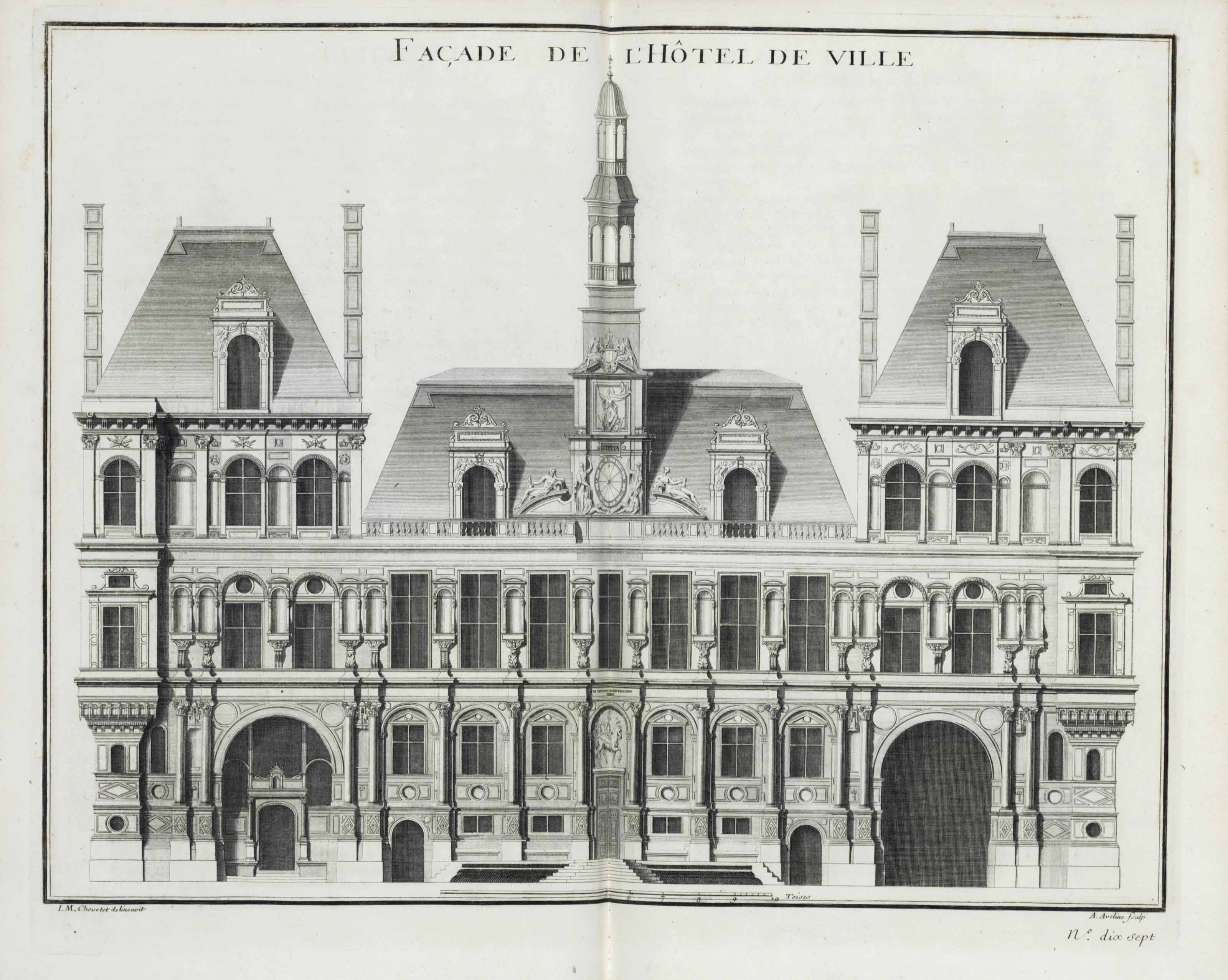 FÉLIBIEN, Michel (16651719). Histoire de la ville de Paris. Paris