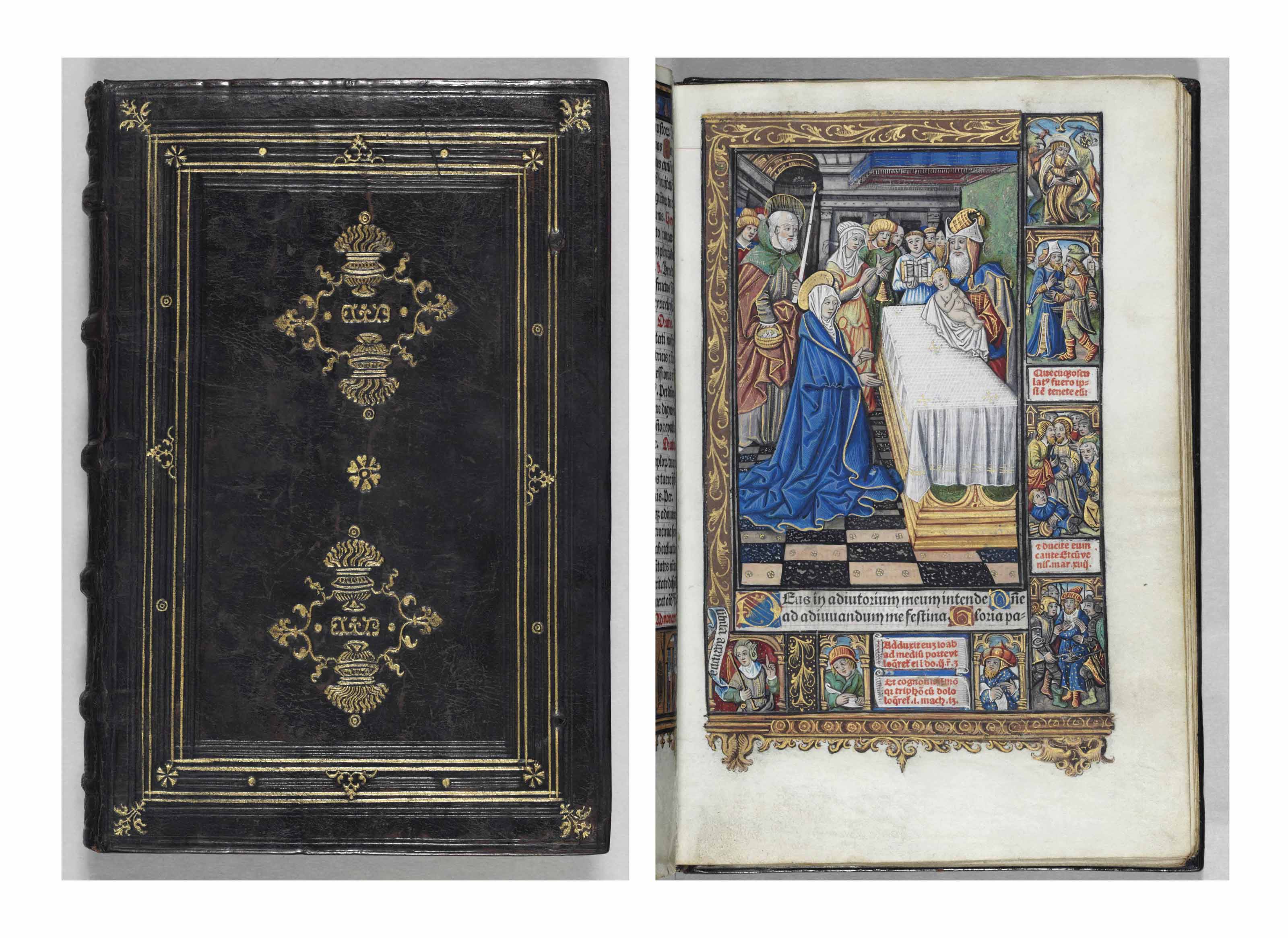 Book Of Hours Use Of Rome In Latin And French Hore Intemerate Dei Genitricis Virginis Marie
