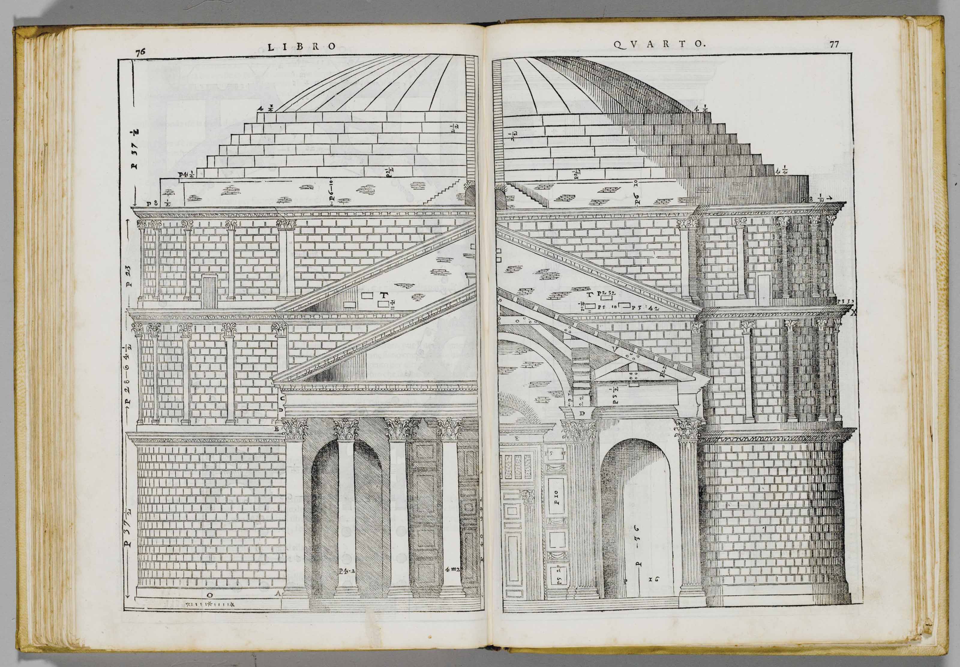 PALLADIO, Andrea (1518-1580). I quattro libri dell' architettura