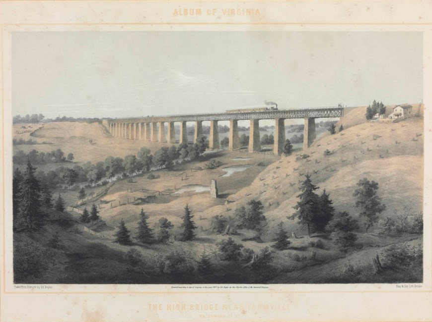 BEYER, Edward (18201865). Album of Virginia [Title]. The High Bridge