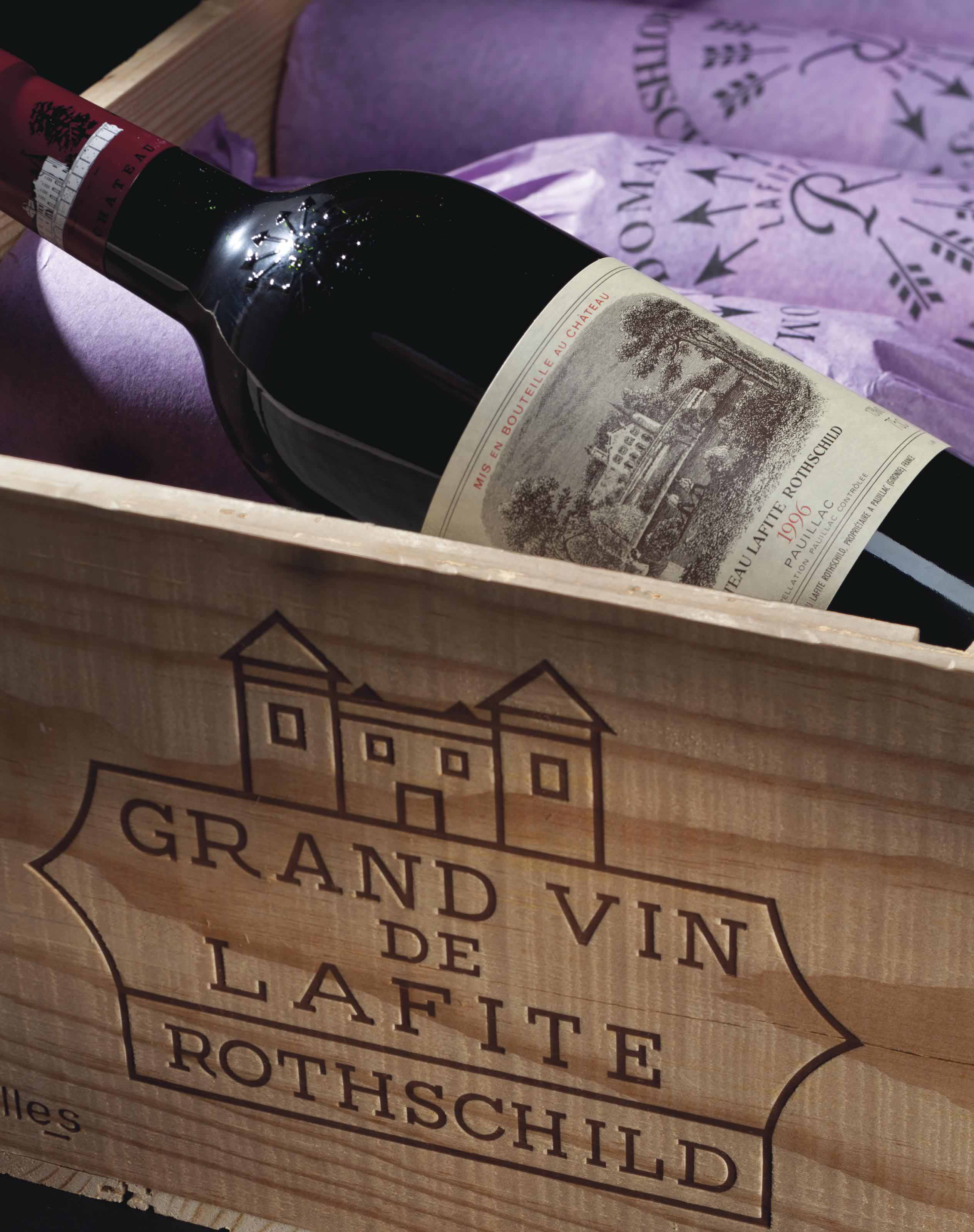 Château LafiteRothschild 1996 , 12 bottles per lot Christie's