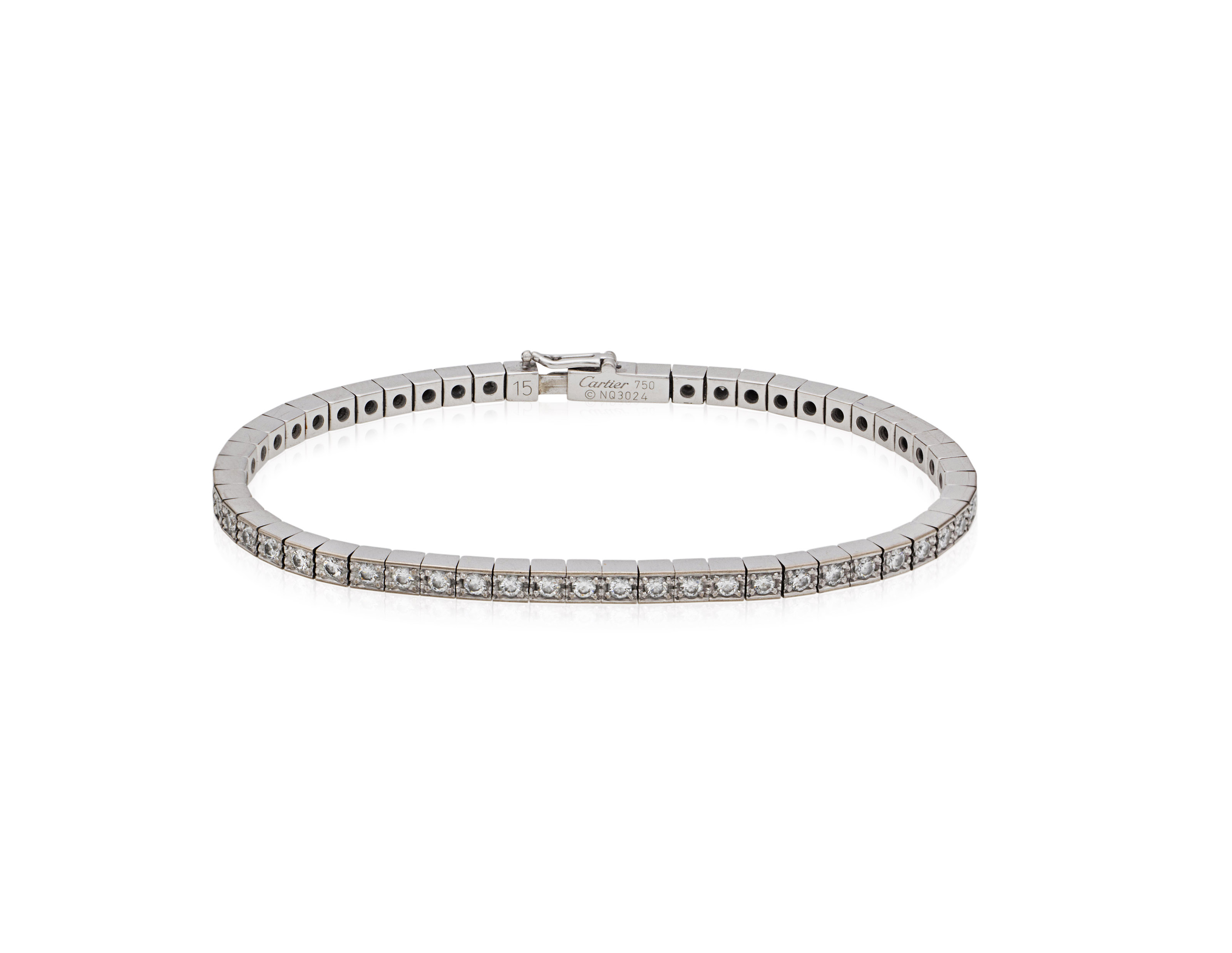 CARTIER 'LANIÈRES' DIAMOND LINE BRACELET, | Christie’s