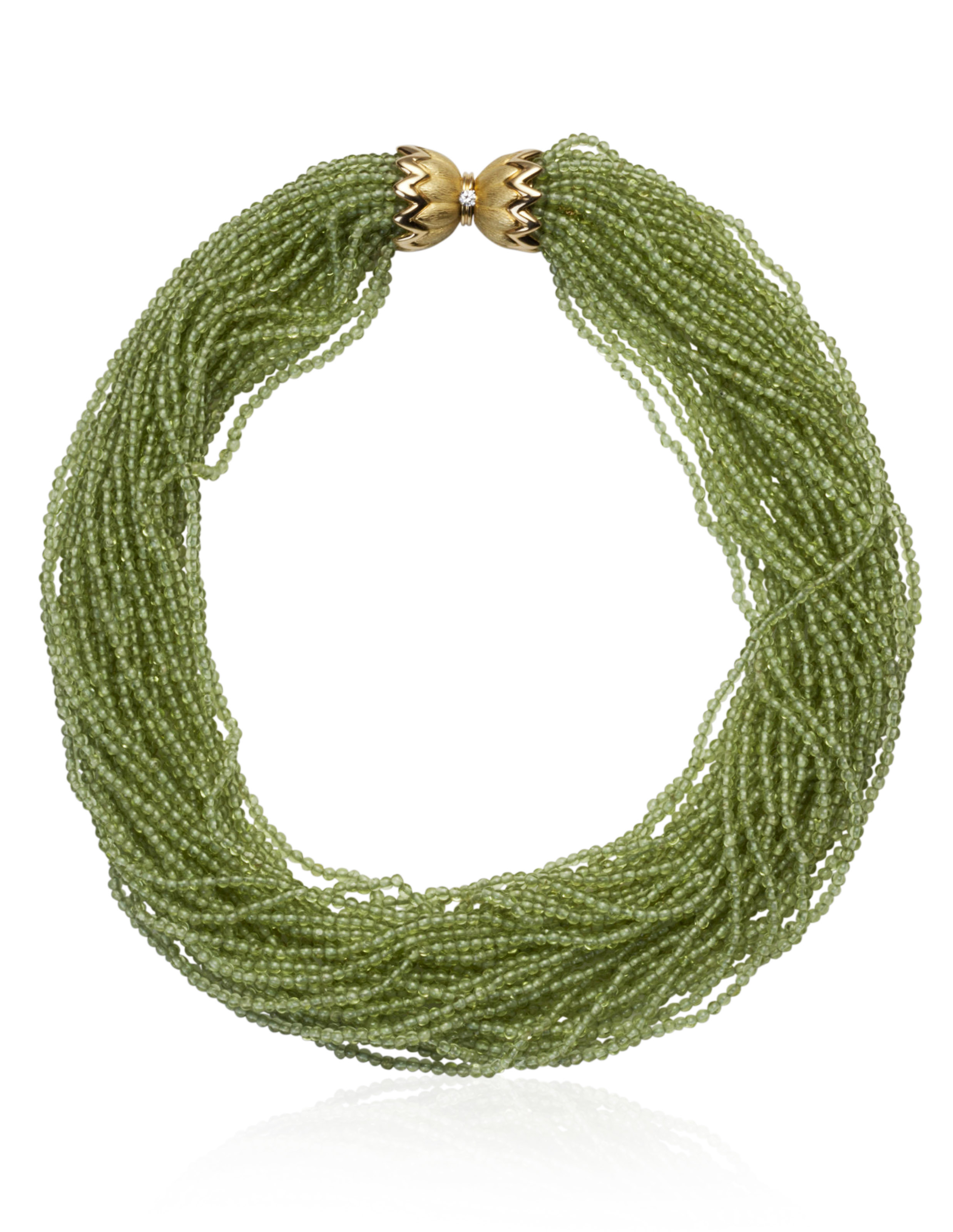 TIFFANY & CO SCHLUMBERGER PERIDOT BEAD NECKLACE, | Christieâs